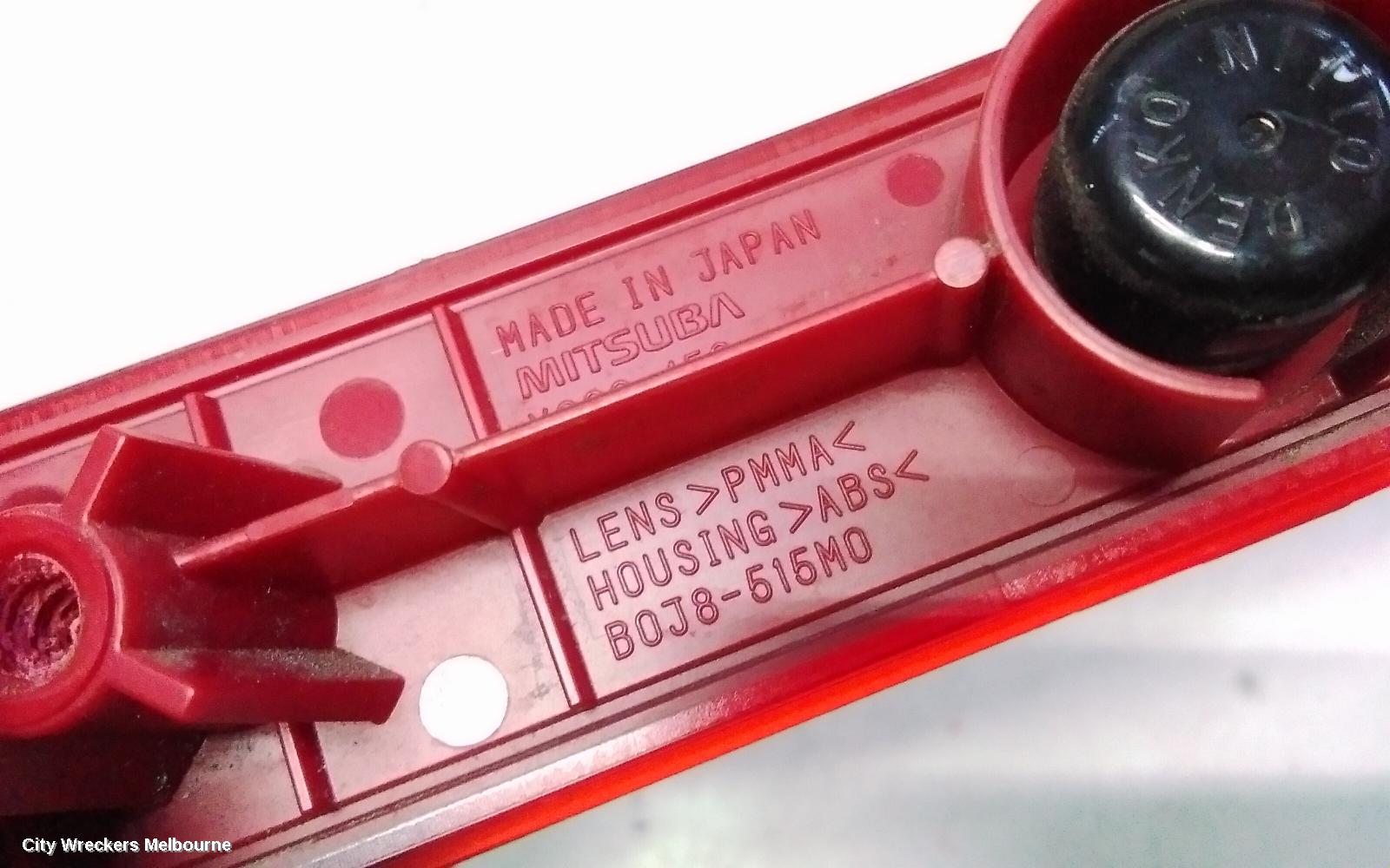 MAZDA 3 LEFT TAILLIGHT, IN BUMPER REFLECTOR, SEDAN, BP, 03/2019 ONWARDS