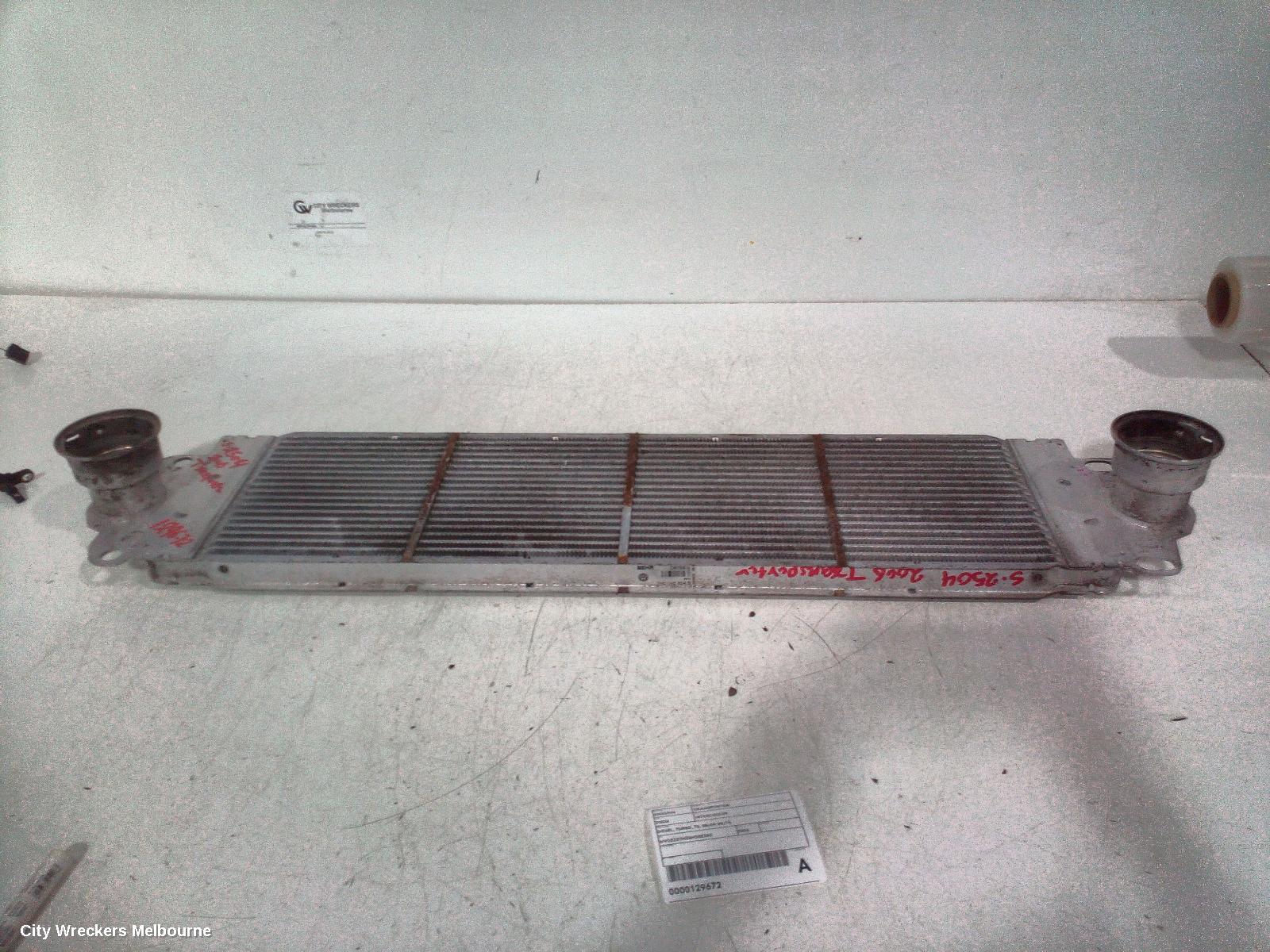 VOLKSWAGEN TRANSPORTER INTERCOOLER, T5, DIESEL, 2.5, TURBO, 08/2004 - 02/2010