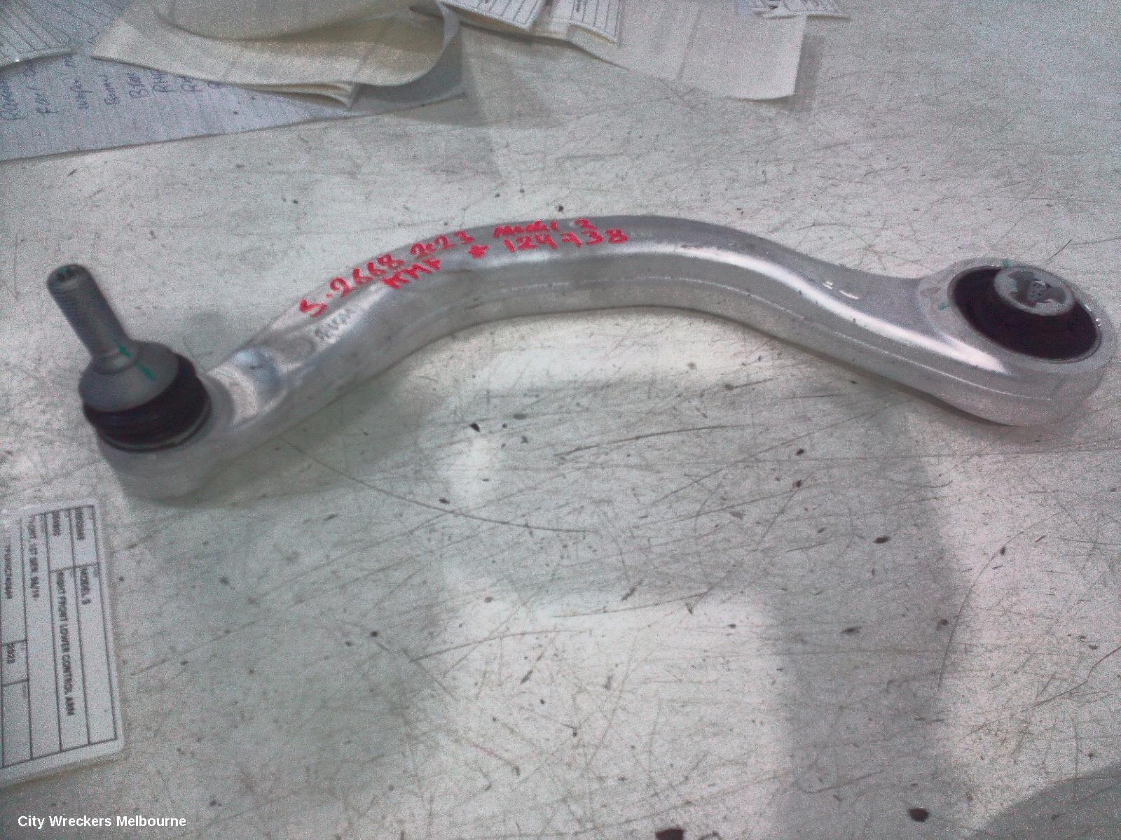 TESLA MODEL 3 RIGHT FRONT LOWER CONTROL ARM, FRONT, 1ST GEN, 06/2019 ONWARDS