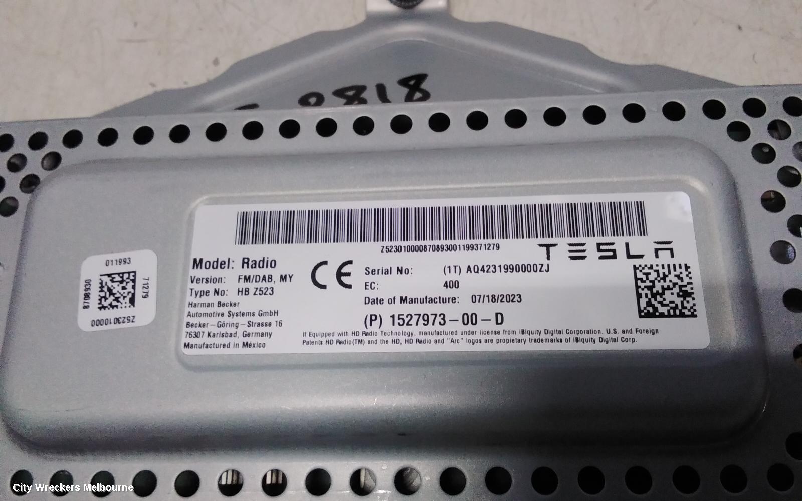TESLA MODEL Y ECU, OTHER ECU, 03/2022 ONWARDS