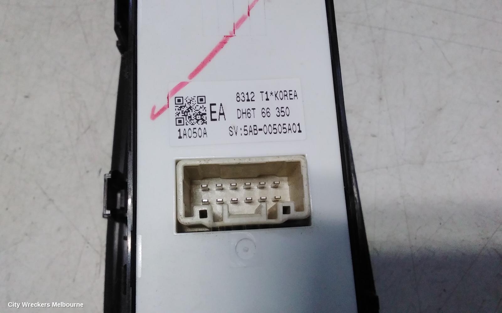 MAZDA 2 PWR DR WIND SWITCH, RH FRONT (MASTER SWITCH), W/ AUTO FOLD TYPE, DJ/DL, 02/2017 ONWARDS