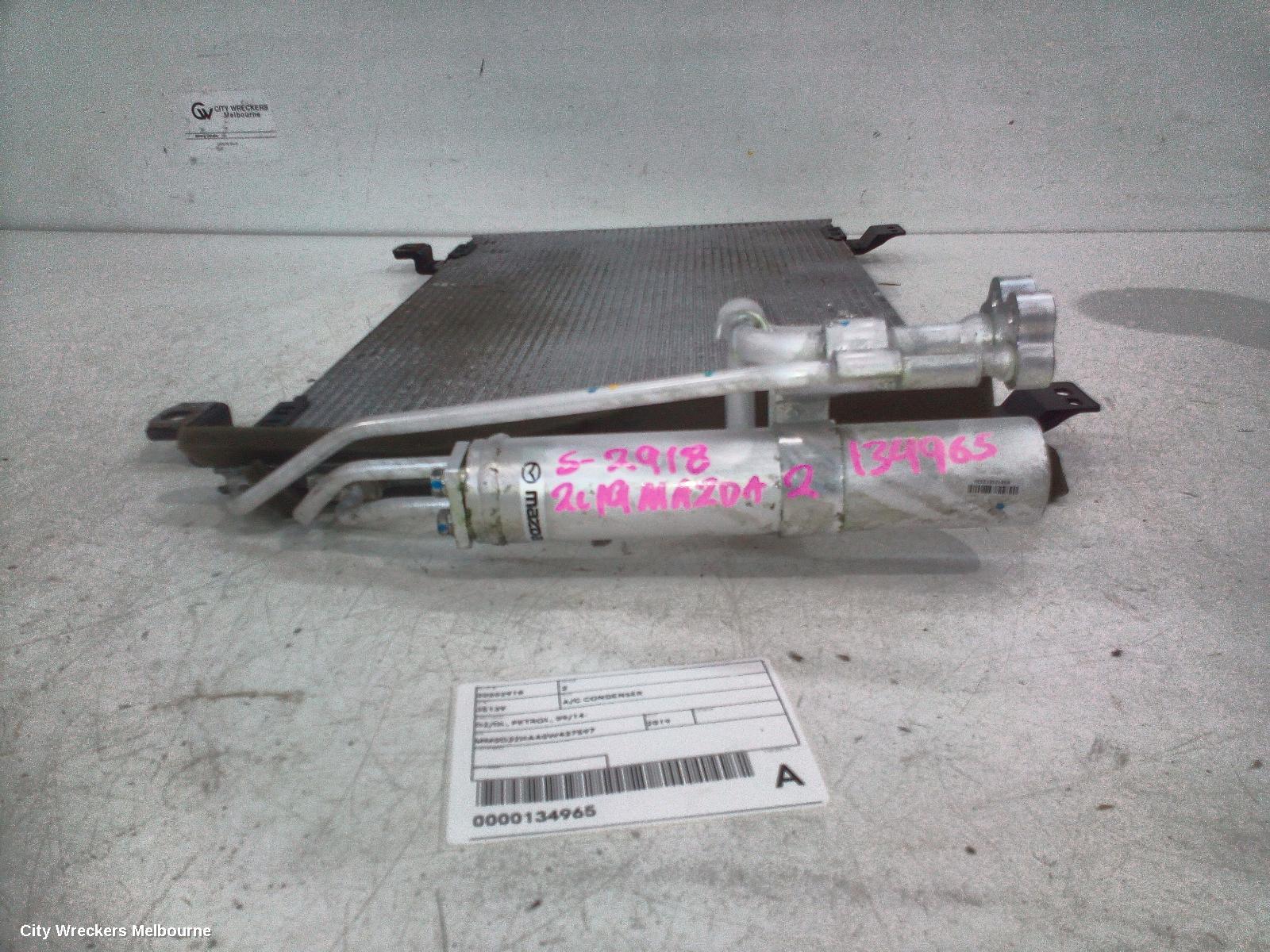 MAZDA 2 A/C CONDENSER, DJ/DL, PETROL, 09/2014 ONWARDS