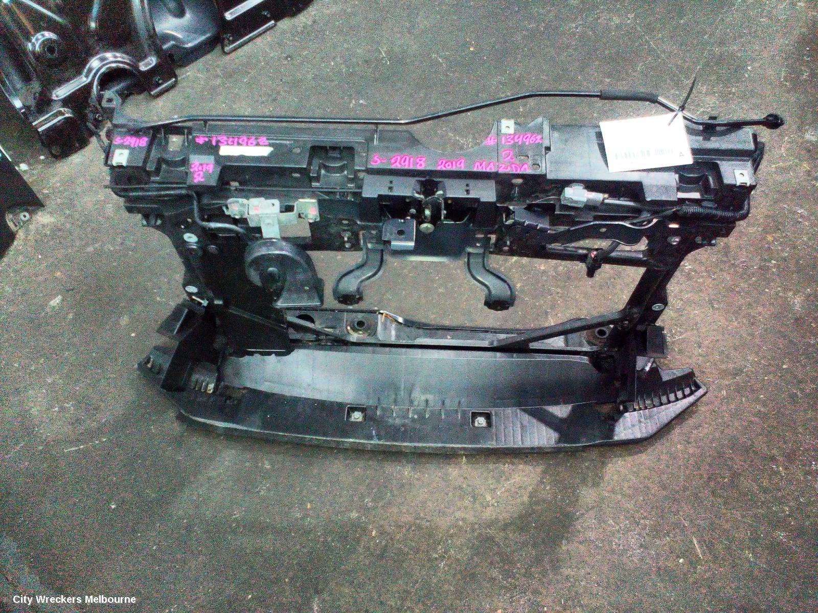 MAZDA 2 RADIATOR SUPPORT, DJ/DL, BOLT ON TYPE, 09/2014 ONWARDS