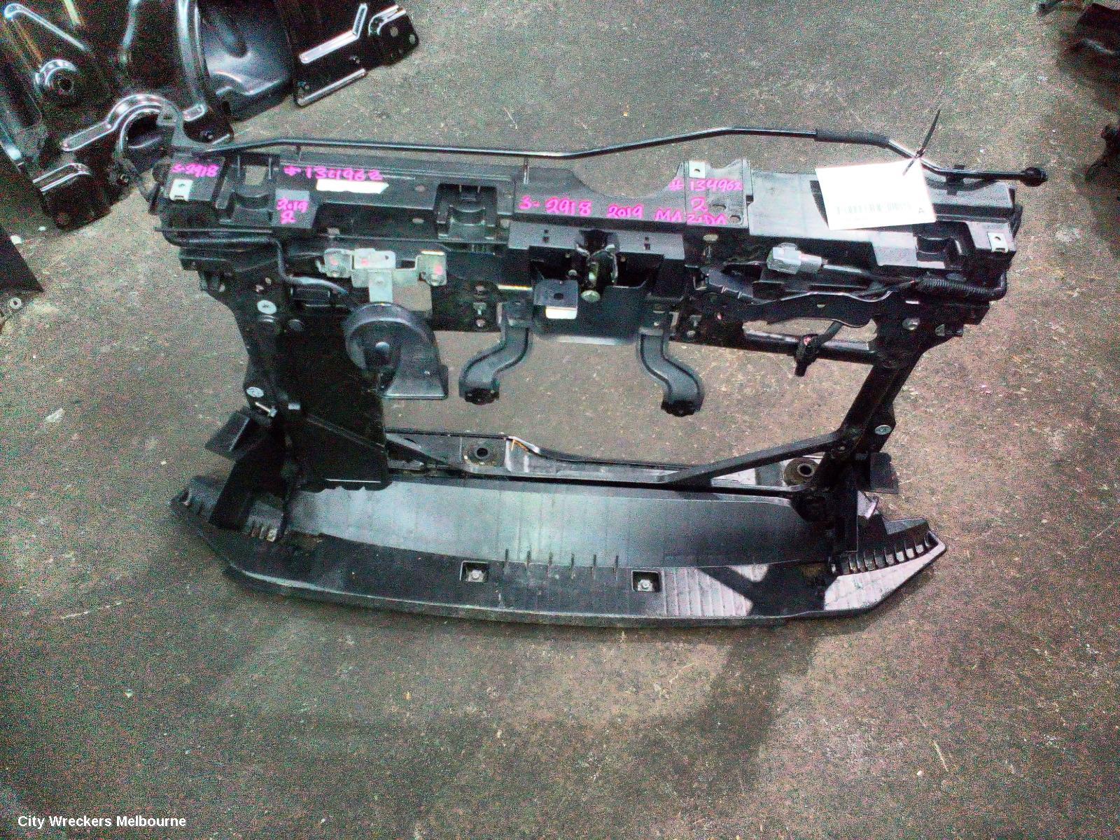 MAZDA 2 RADIATOR SUPPORT, DJ/DL, BOLT ON TYPE, 09/2014 ONWARDS