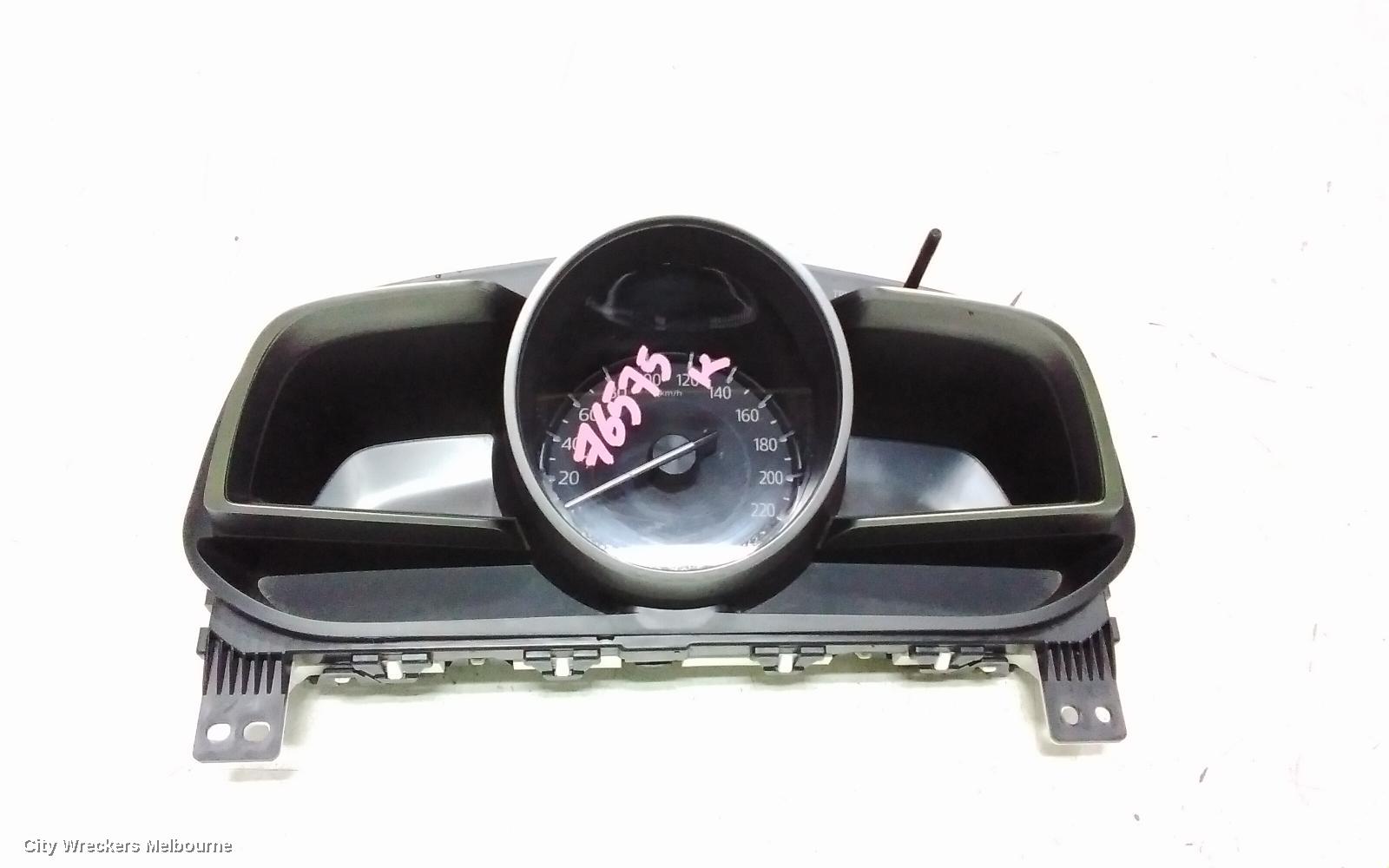 MAZDA 2 INSTRUMENT CLUSTER, INSTRUMENT CLUSTER, AUTO T/M, NEO/MAXX/PURE, DJ/DL, 01/2017 ONWARDS