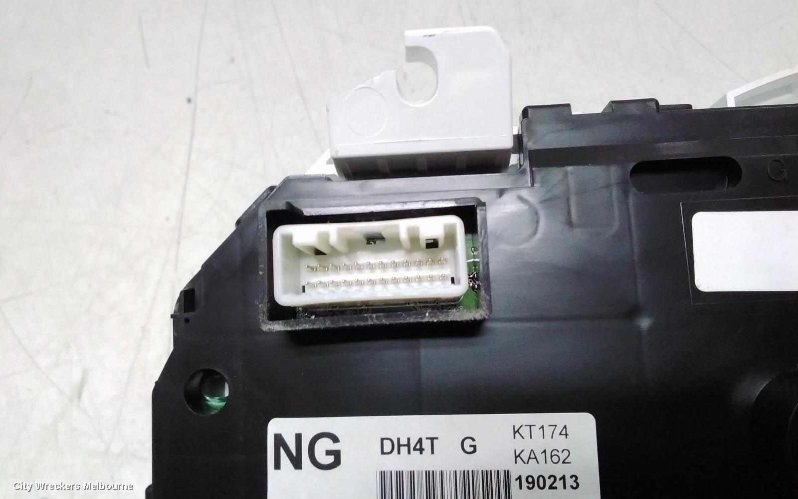 MAZDA 2 INSTRUMENT CLUSTER, INSTRUMENT CLUSTER, AUTO T/M, NEO/MAXX/PURE, DJ/DL, 01/2017 ONWARDS