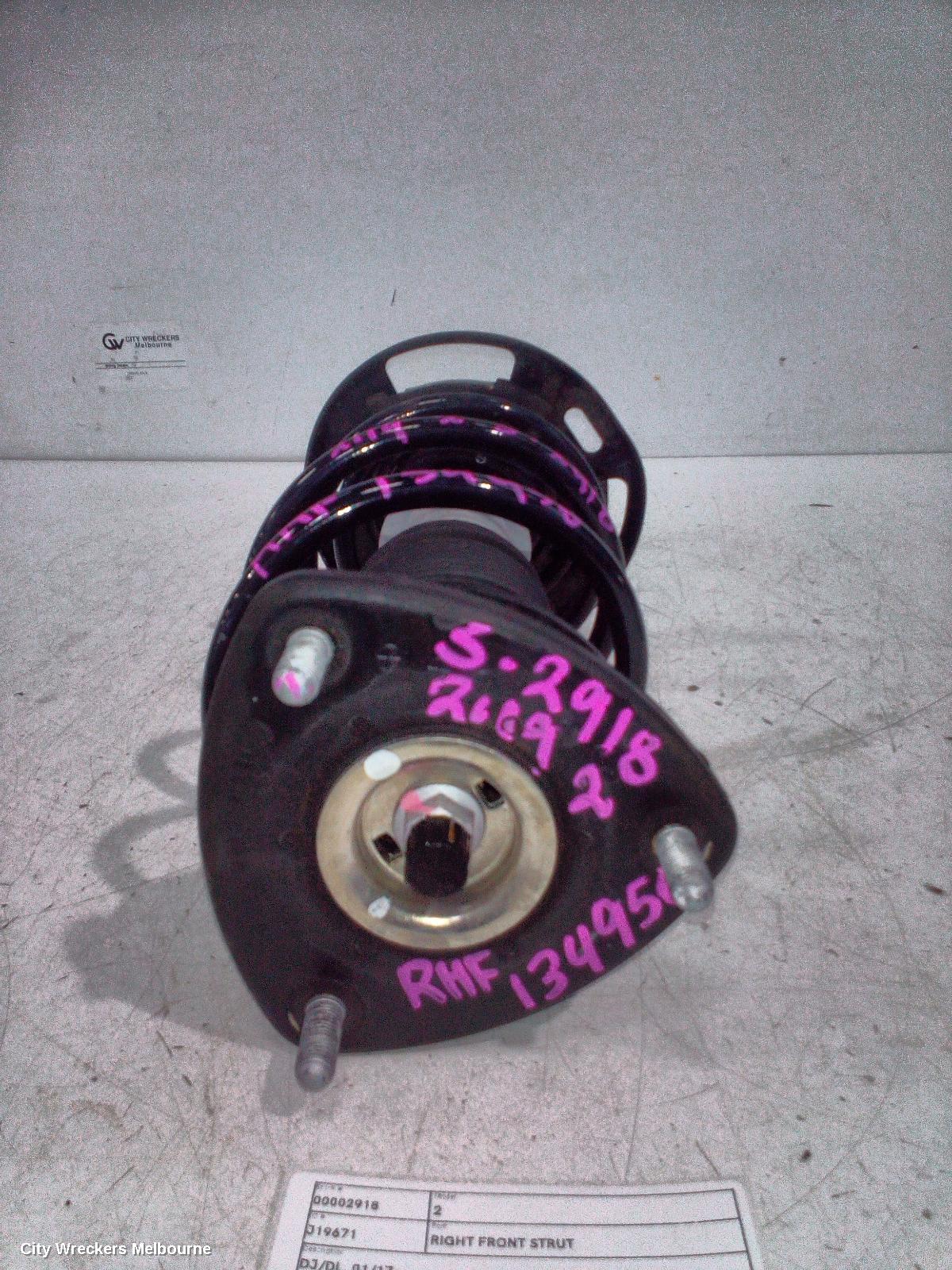 MAZDA 2 RIGHT FRONT STRUT, DJ/DL, 01/2017 ONWARDS