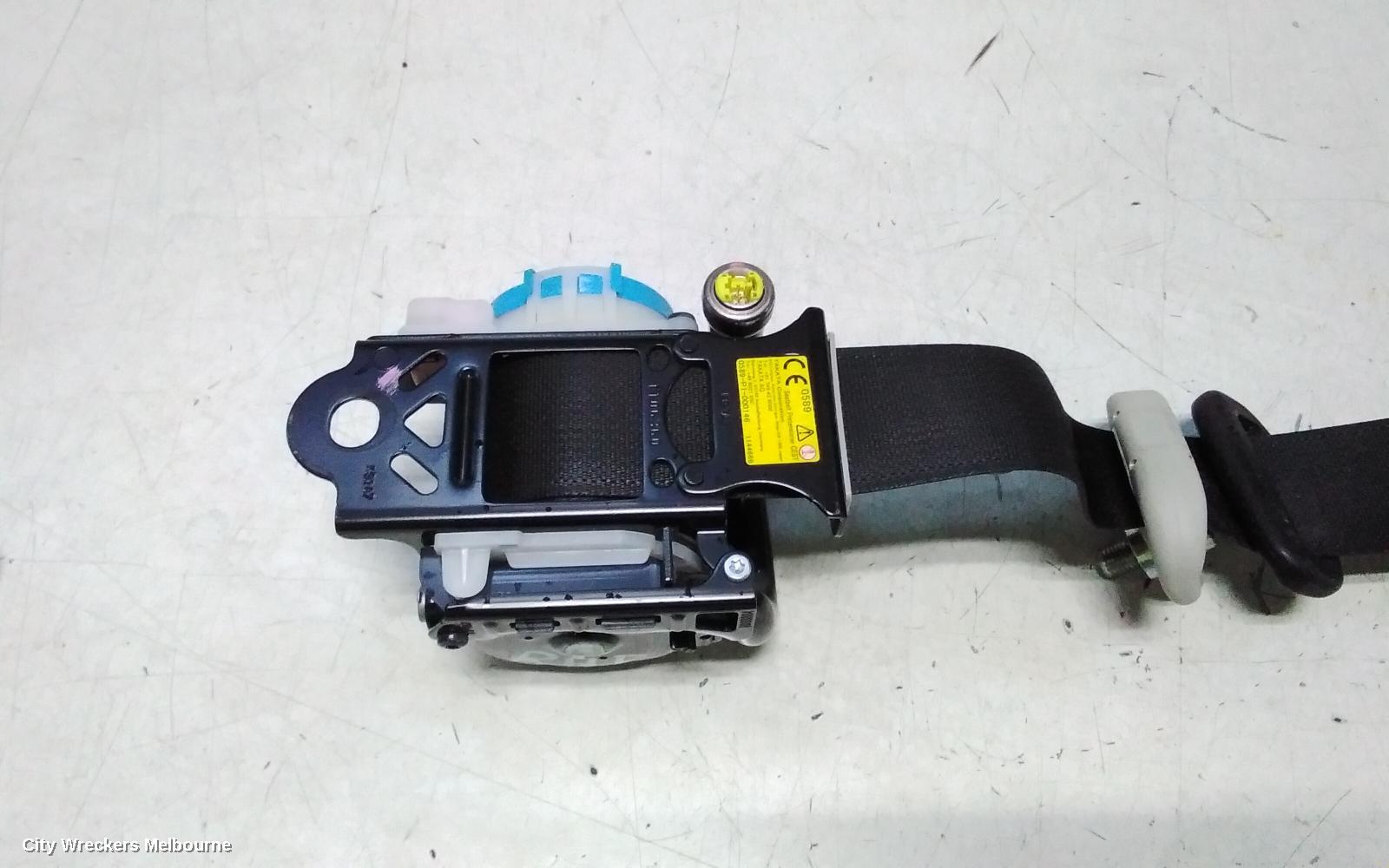 MAZDA 2 SEATBELT/STALK, RH FRONT, SEAT BELT ONLY, DJ/DL, SEDAN/HATCH, 09/2014 ONWARDS