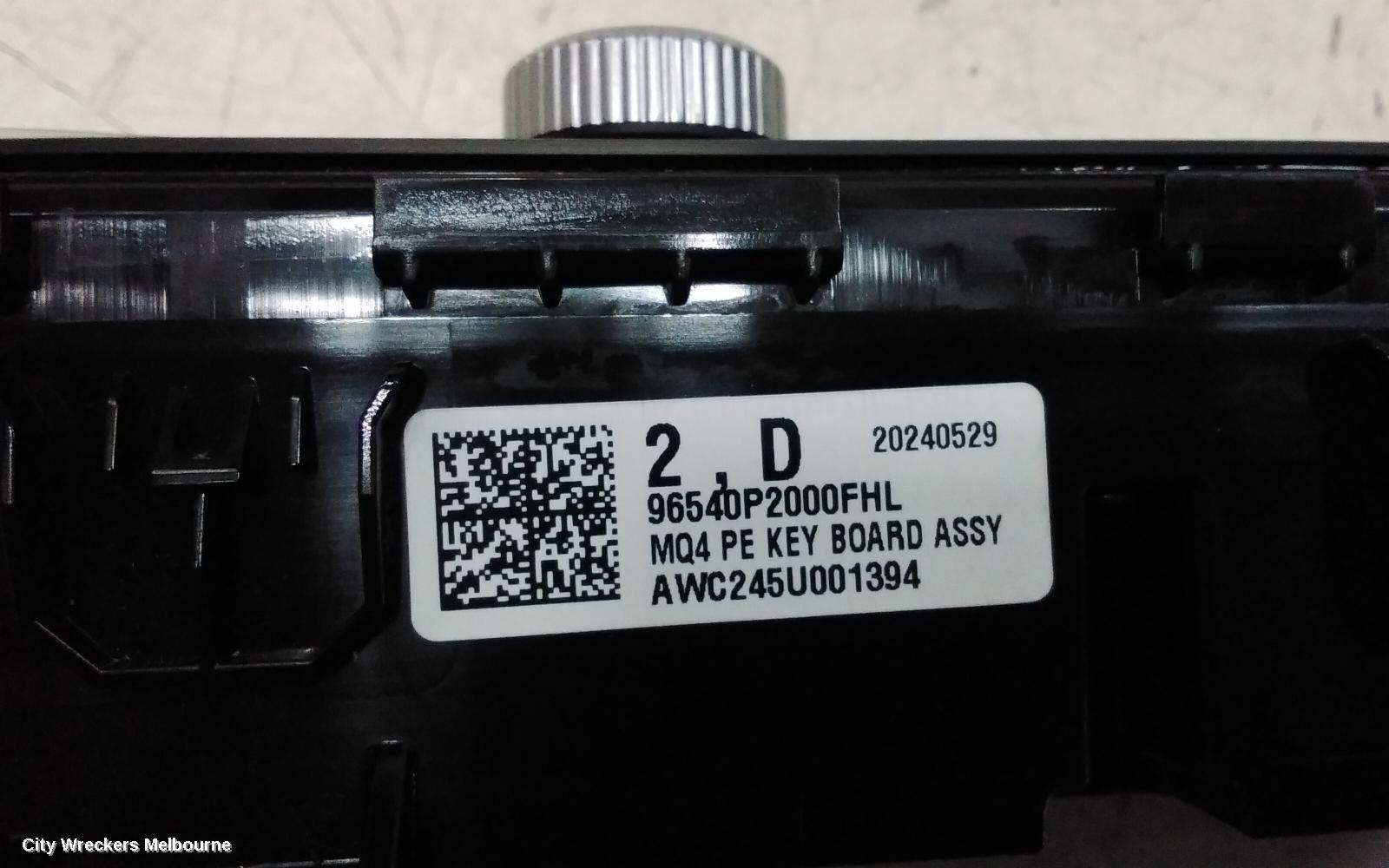 KIA SORENTO HEATER/AC CONTROLS, MQ4, FRONT, W/ DUAL ZONE TYPE, 02/2020 ONWARDS