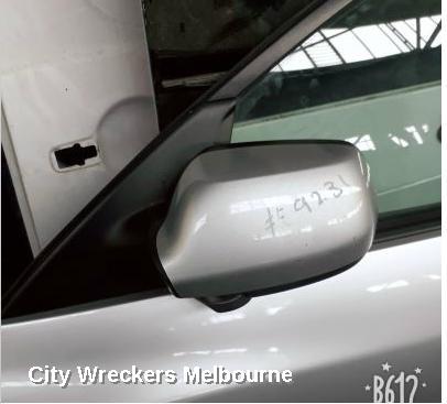MAZDA 3 RIGHT DOOR MIRROR, BK, MANUAL, SEDAN/HATCH, 10/2003 - 04/2009