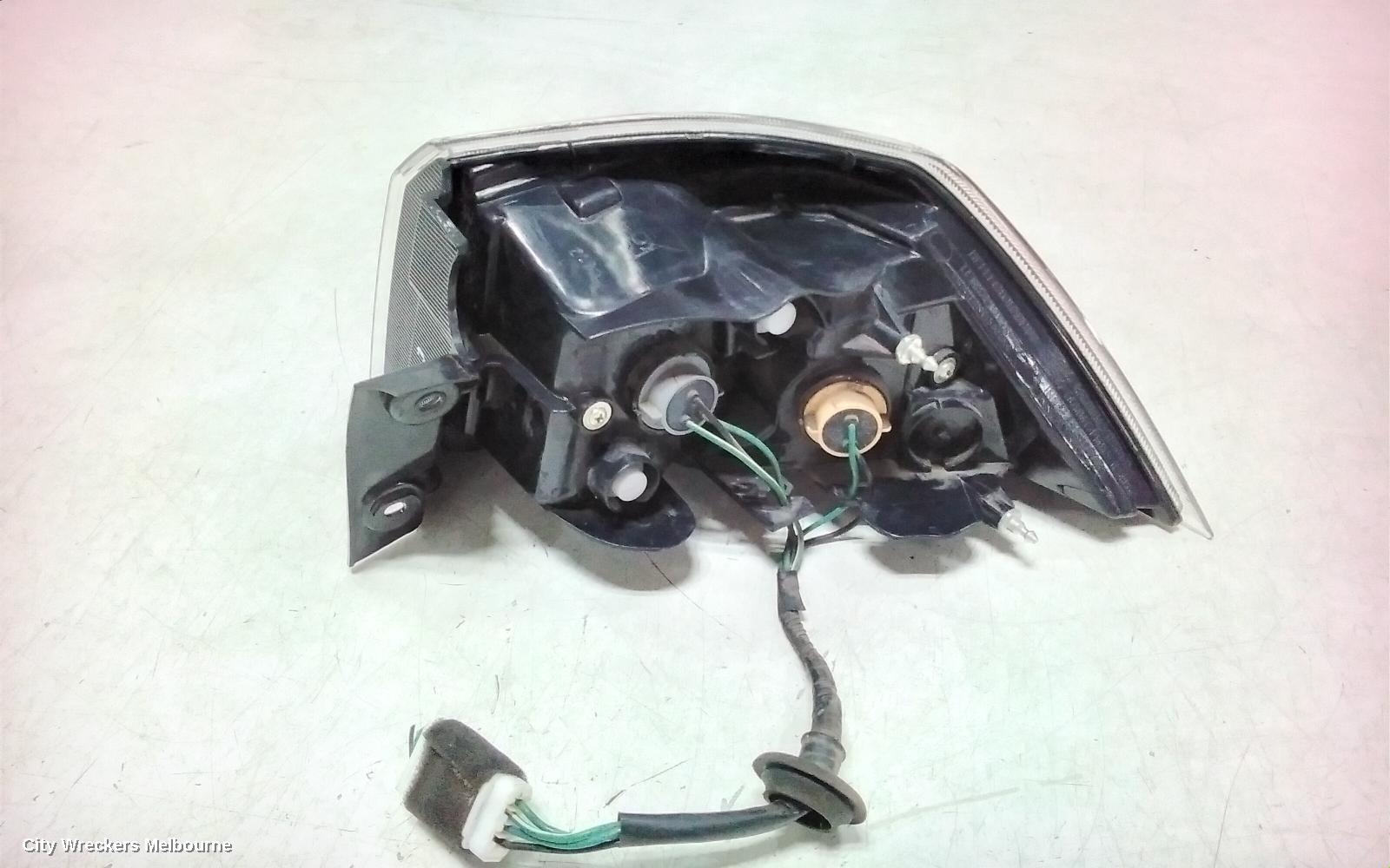MITSUBISHI LANCER LEFT TAILLIGHT, CJ-CF, SEDAN, BLACK INSERT TYPE, 07/2007 - 12/2017