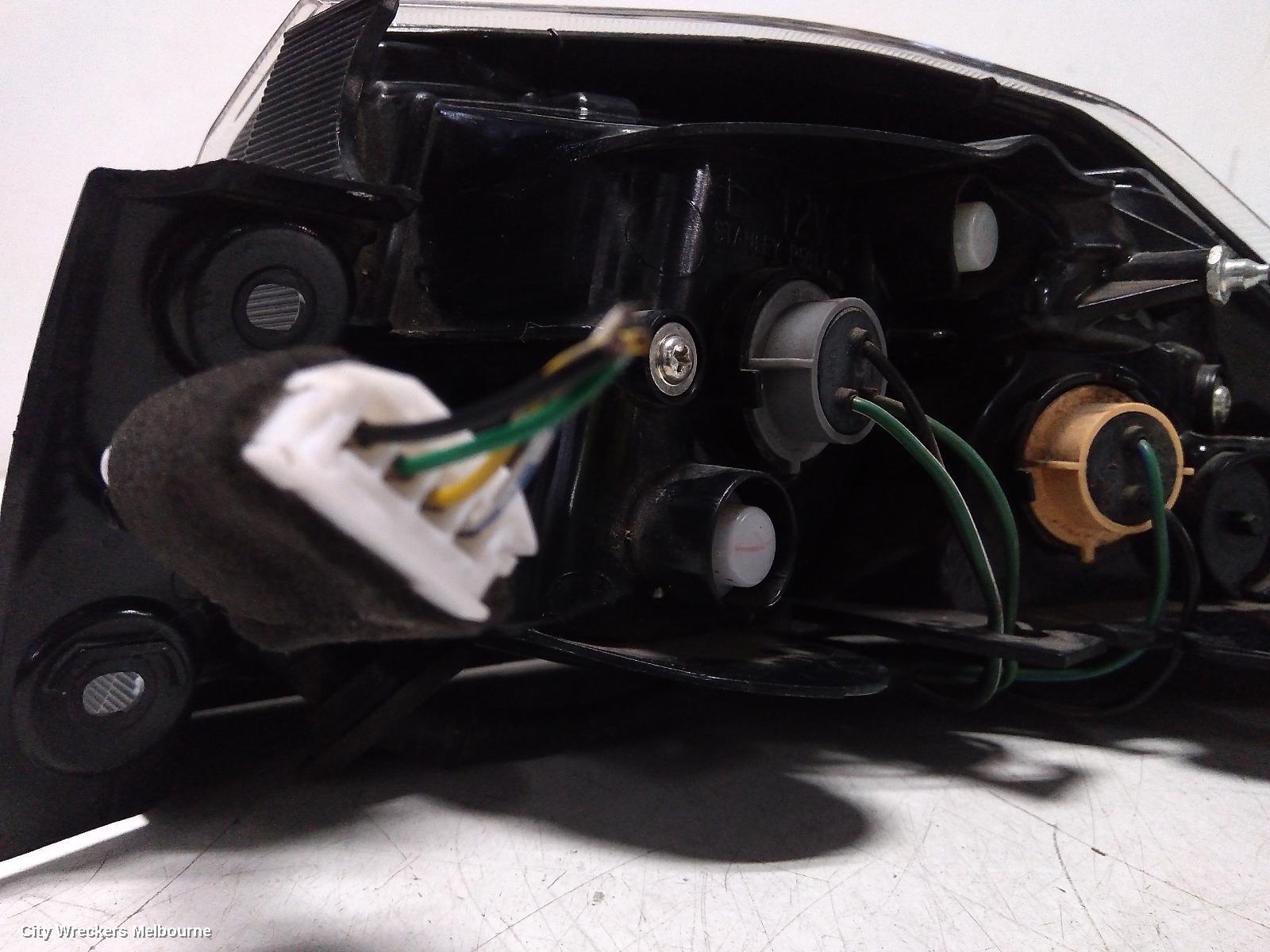 MITSUBISHI LANCER LEFT TAILLIGHT, CJ-CF, SEDAN, BLACK INSERT TYPE, 07/2007 - 12/2017