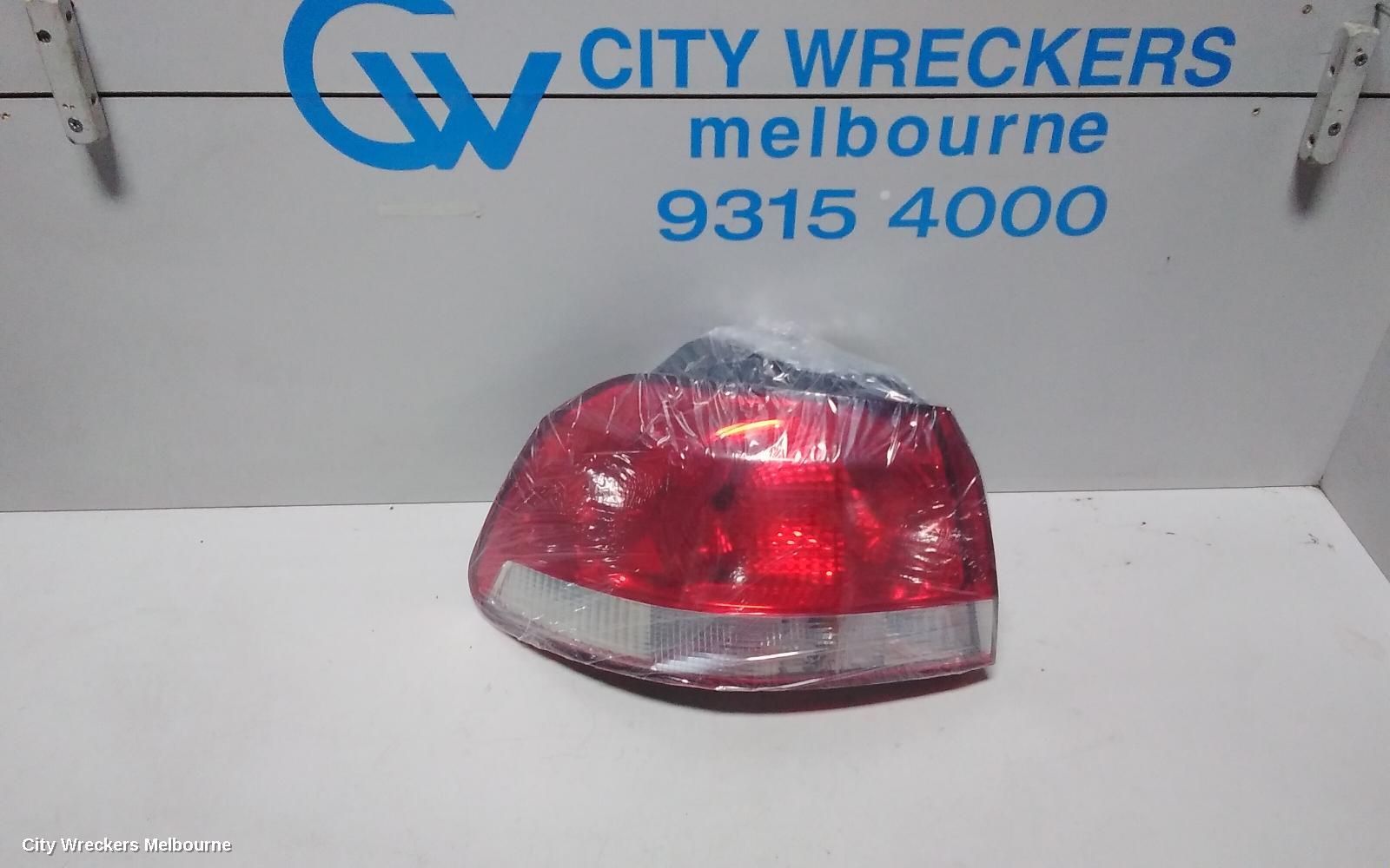 VOLKSWAGEN GOLF LEFT TAILLIGHT, GEN 6, 3DR/5DR HATCH, 12/2008 - 03/2013