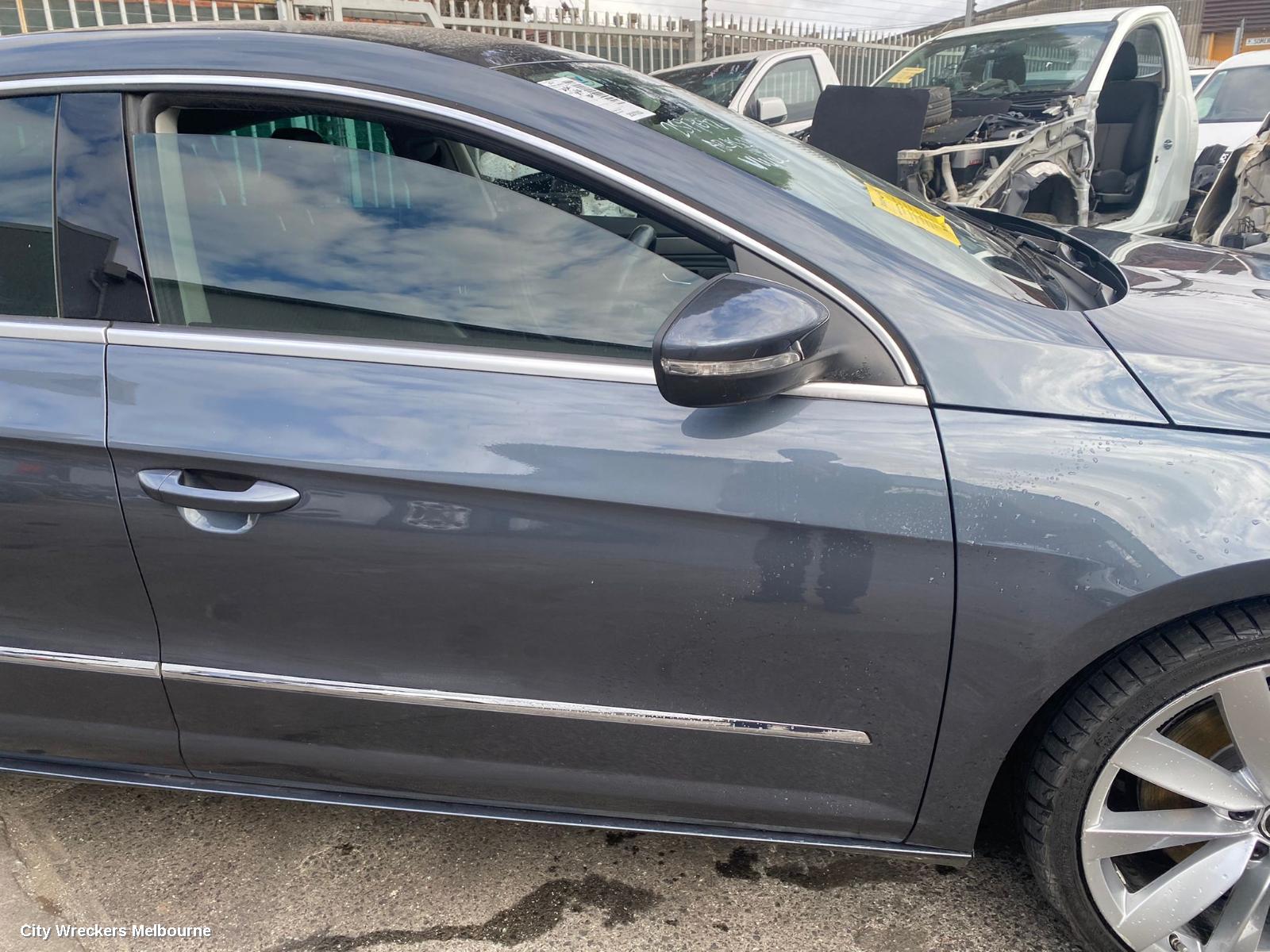 VOLKSWAGEN PASSAT RIGHT FRONT DOOR, 3CC, SEDAN, 08/2008 - 12/2016