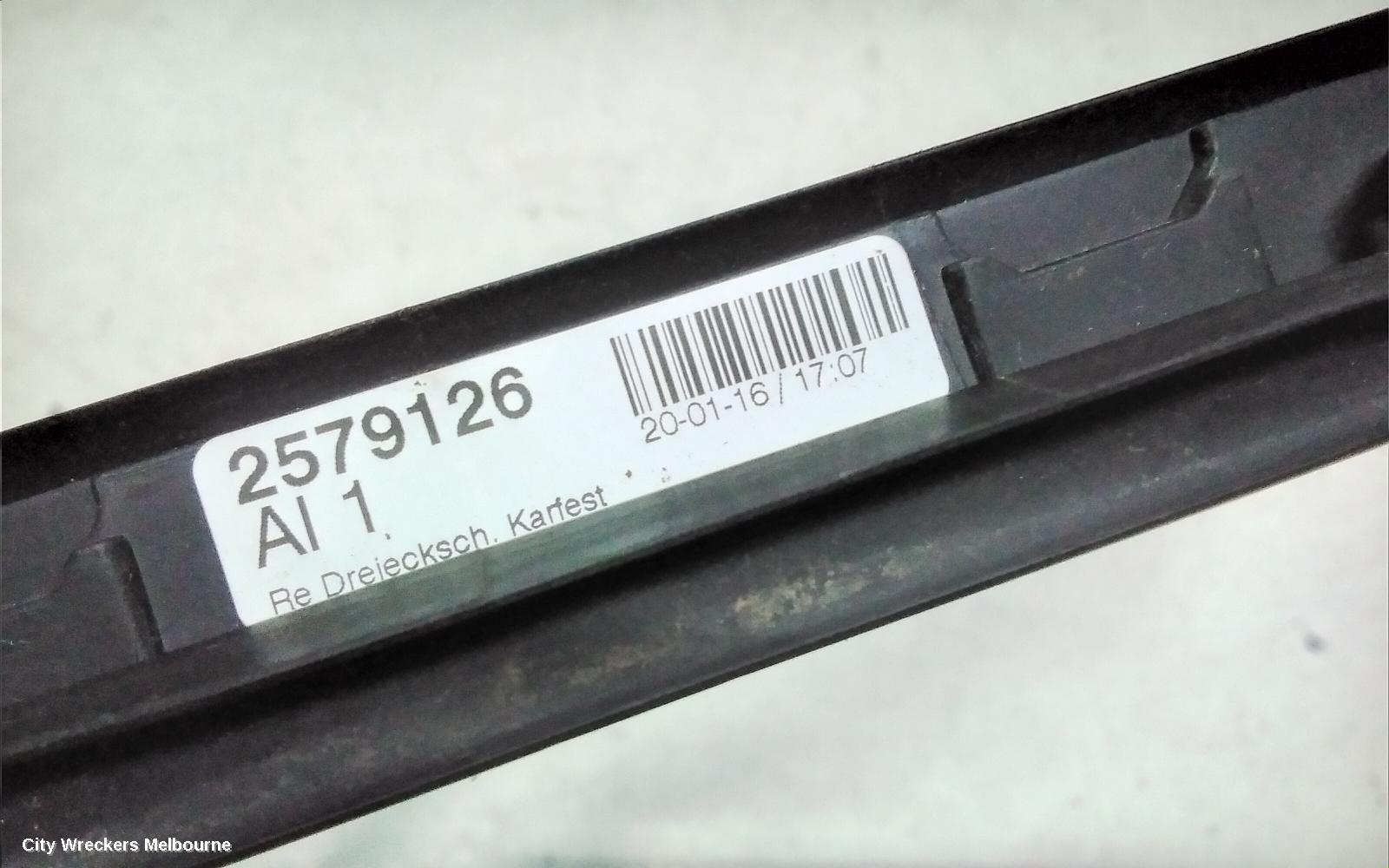 BMW 2 SERIES RIGHT FRONT 1/4 DOOR GLASS, F45, ACTIVE TOURER, 09/2014 - 09/2021