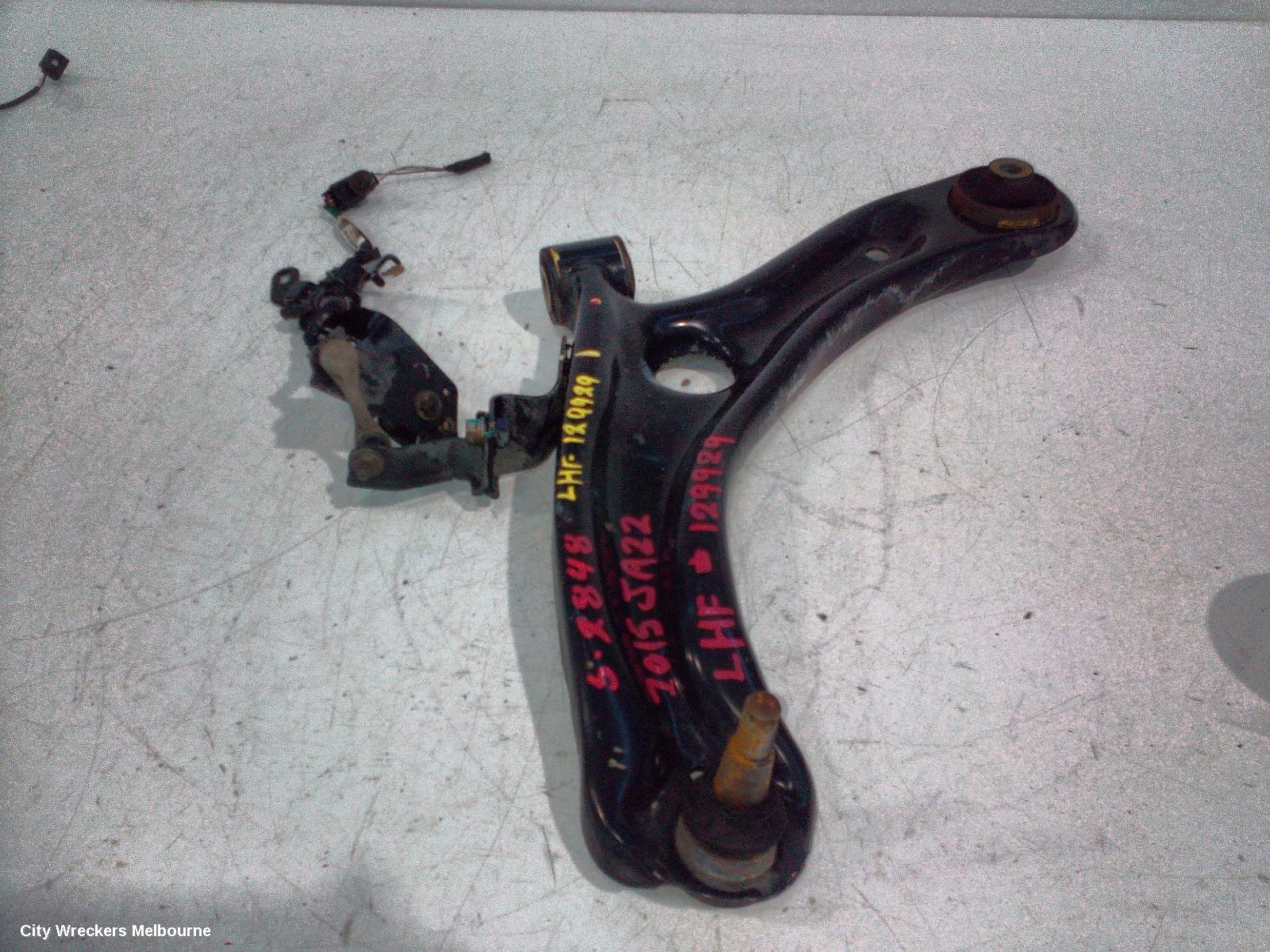 HONDA JAZZ LEFT FRONT LOWER CONTROL ARM, GK/GF, 07/2014 - 12/2020