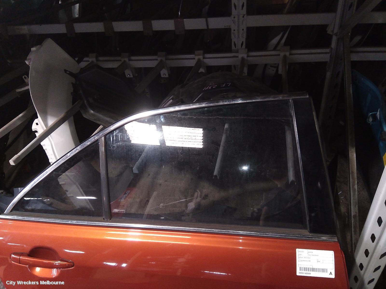 TOYOTA AURION RIGHT REAR DOOR, GSV40R, 10/2006 - 08/2009