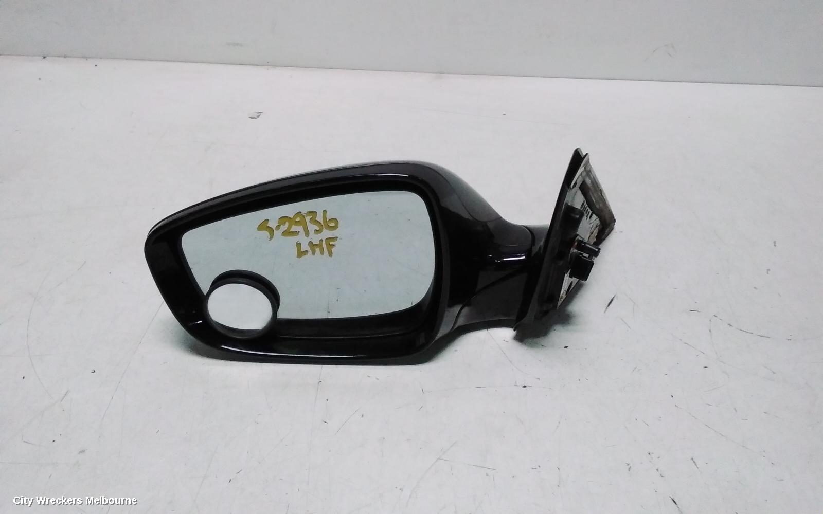 HYUNDAI VELOSTER LEFT DOOR MIRROR, FS, POWER FOLDING, HEATED TYPE, 10/2011 - 02/2018