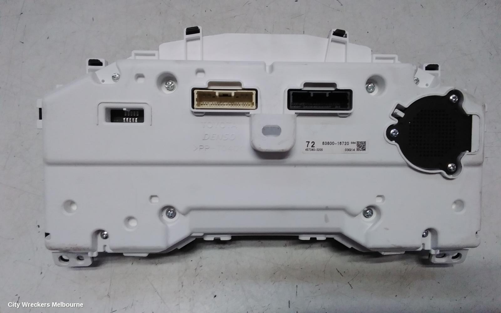 TOYOTA COROLLA CROSS INSTRUMENT CLUSTER, XG10, DISPLAY CLUSTER, 7IN, PETROL, 2.0, AUTO T/M, 01/2022 ONWARDS