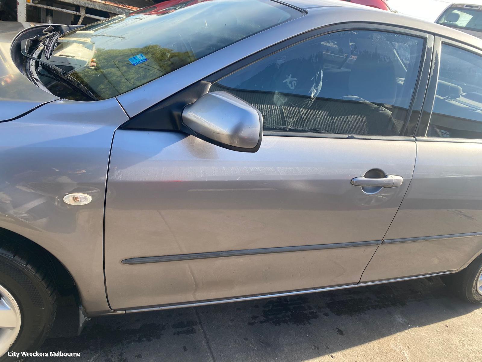 MAZDA 6 DOOR HANDLE, OUTER, LH FRONT, GG/GY, 09/2002 ONWARDS