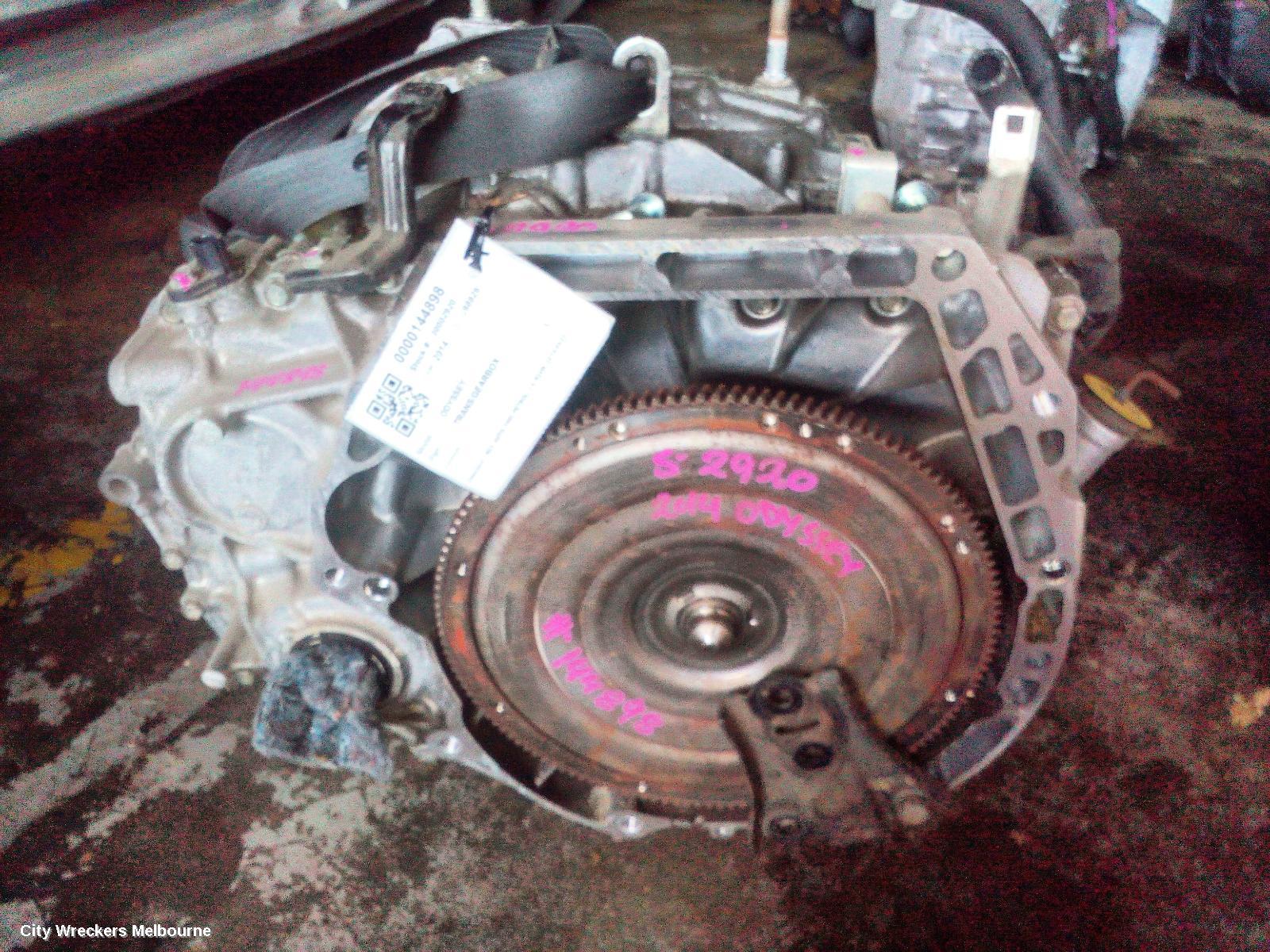 HONDA ODYSSEY TRANS/GEARBOX, RC1, AUTO, FWD, PETROL, 2.4, K24W, 02/2014 - 03/2022
