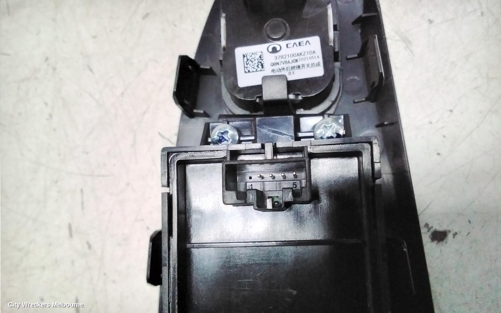 HAVAL JOLION PWR DR WIND SWITCH, A01, RH FRONT (MASTER SWITCH), W/ AUTO FOLD TYPE, 02/2021 - 03/2024