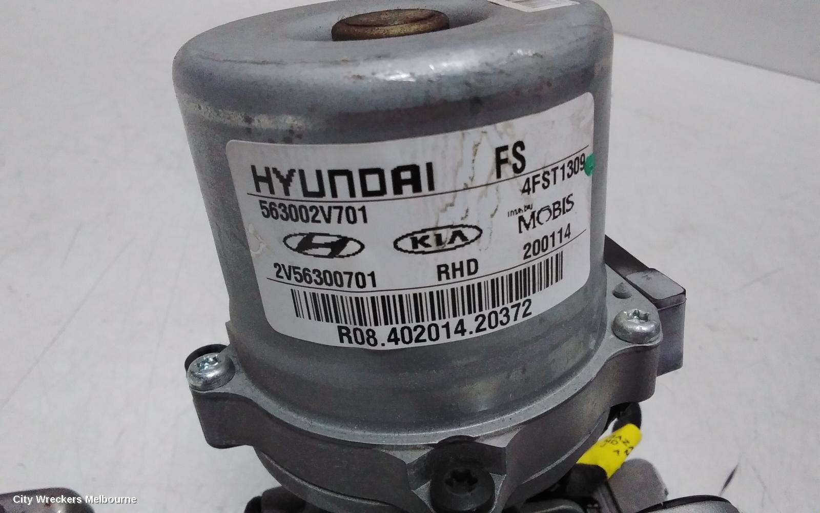 HYUNDAI VELOSTER STEERING BOX/RACK, FS, NON TURBO/TURBO TYPE, FRONT MOUNT CALIPER TYPE, 06/2012 - 04/2015
