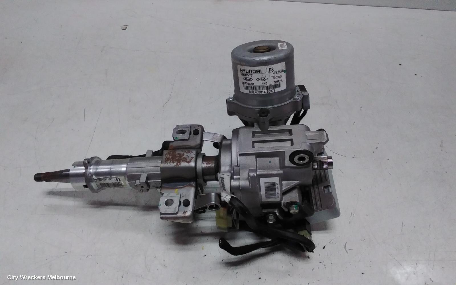 HYUNDAI VELOSTER STEERING BOX/RACK, FS, NON TURBO/TURBO TYPE, FRONT MOUNT CALIPER TYPE, 06/2012 - 04/2015
