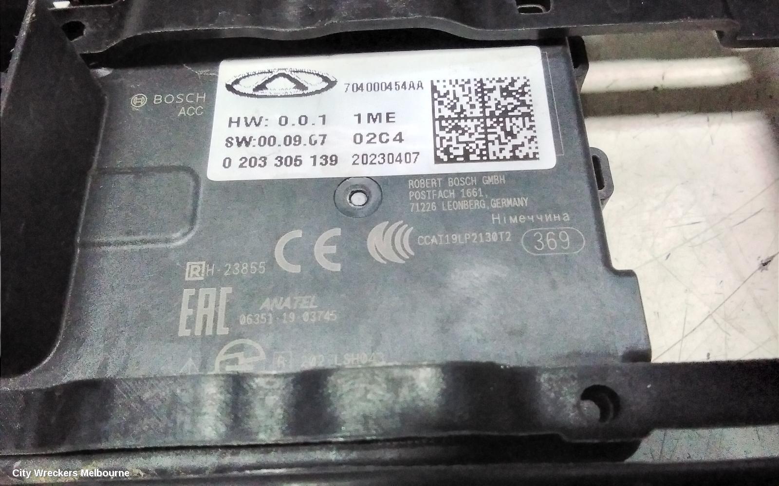 CHERY OMODA 5 REVERSE CAMERA, T34/T19C, FRONT RADAR SENSOR, 12/2022 ONWARDS
