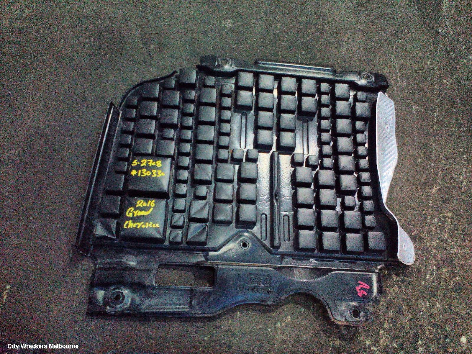 JEEP GRANDCHEROKEE LOWER ENGINE SPLASH TRAY, WK, 10/2010 - 02/2022