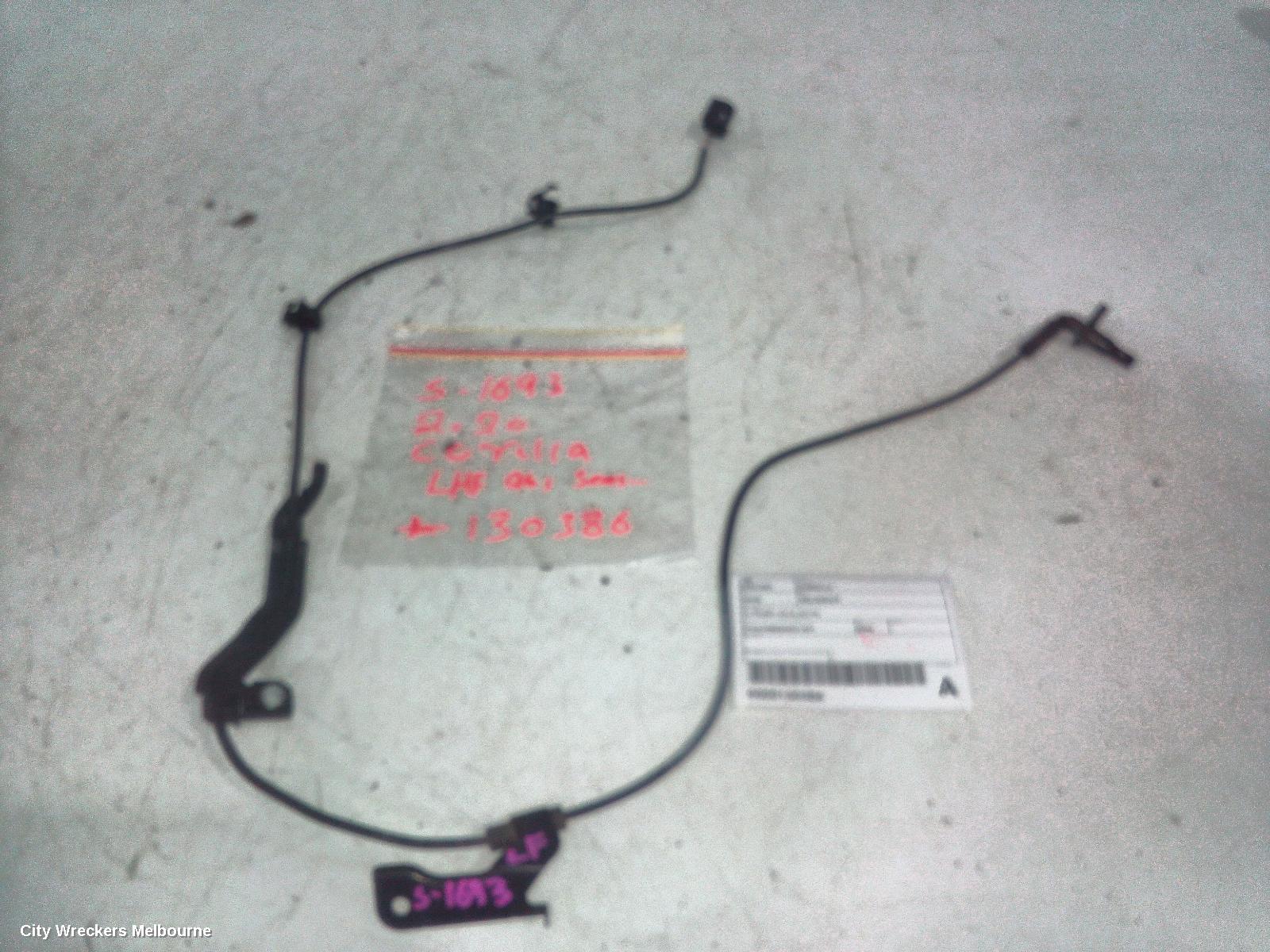 TOYOTA COROLLA ABS SENSOR, LH FRONT, E210, 07/2018 ONWARDS