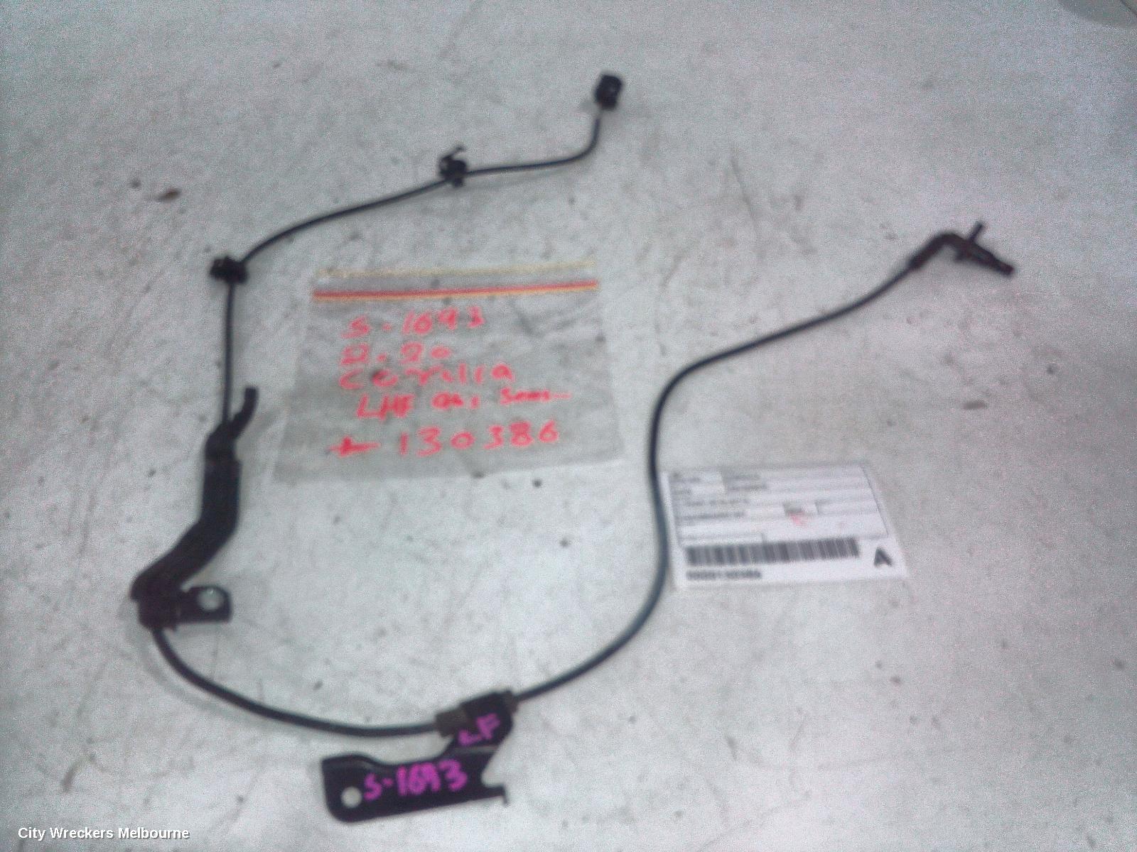 TOYOTA COROLLA ABS SENSOR, LH FRONT, E210, 07/2018 ONWARDS