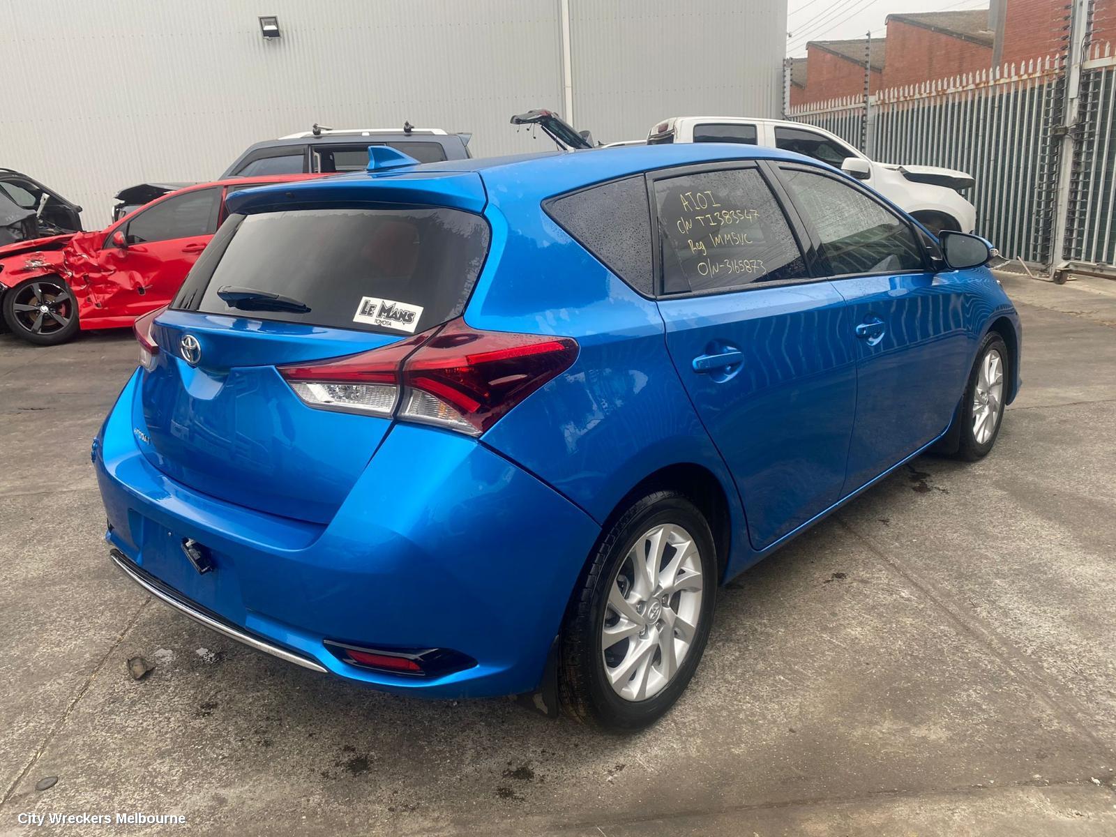 TOYOTA COROLLA REVERSE CAMERA, REVERSE CAMERA, ZRE182R, 10/2012 - 06/2018