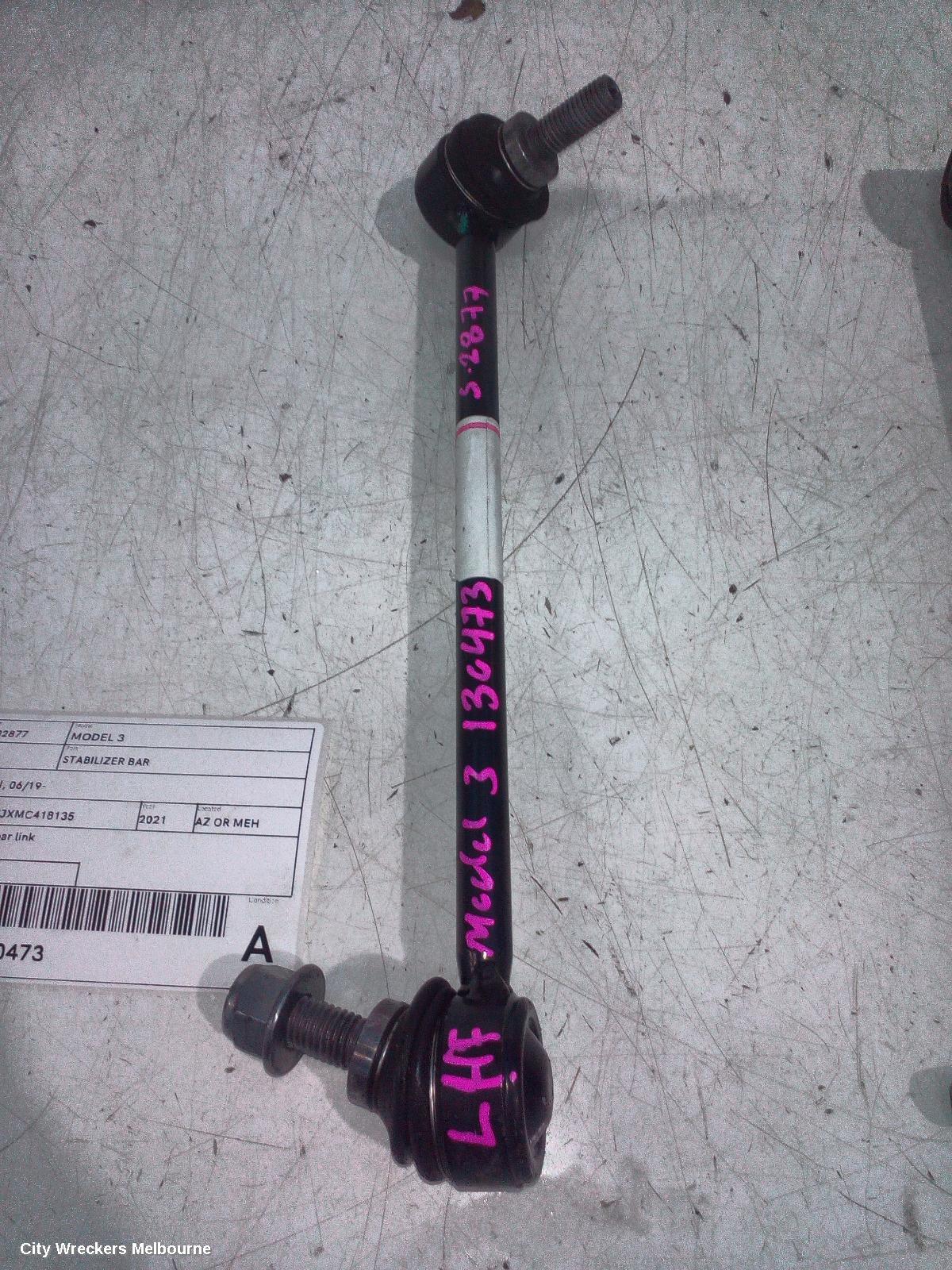 TESLA MODEL 3 STABILISER BAR, 1ST GEN, 06/2019 ONWARDS