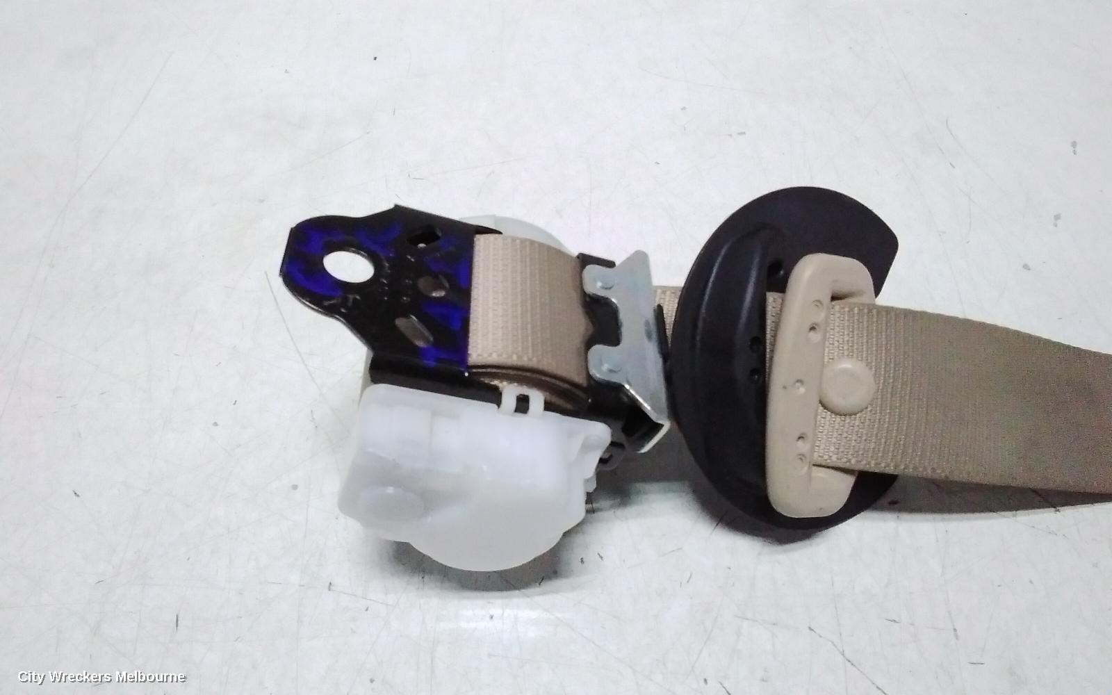 TOYOTA KLUGER SEATBELT/STALK, RH REAR 3RD ROW, SEAT BELT ONLY, BEIGE, XU70 SERIES, 03/2021 ONWARDS