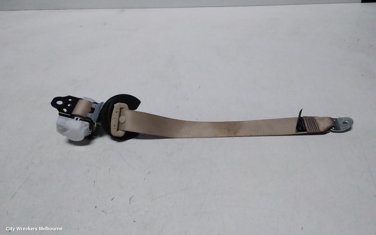 TOYOTA KLUGER SEATBELT/STALK, RH REAR 3RD ROW, SEAT BELT ONLY, BEIGE, XU70 SERIES, 03/2021 ONWARDS