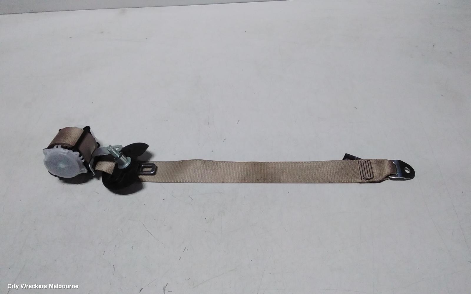 TOYOTA KLUGER SEATBELT/STALK, RH REAR 3RD ROW, SEAT BELT ONLY, BEIGE, XU70 SERIES, 03/2021 ONWARDS