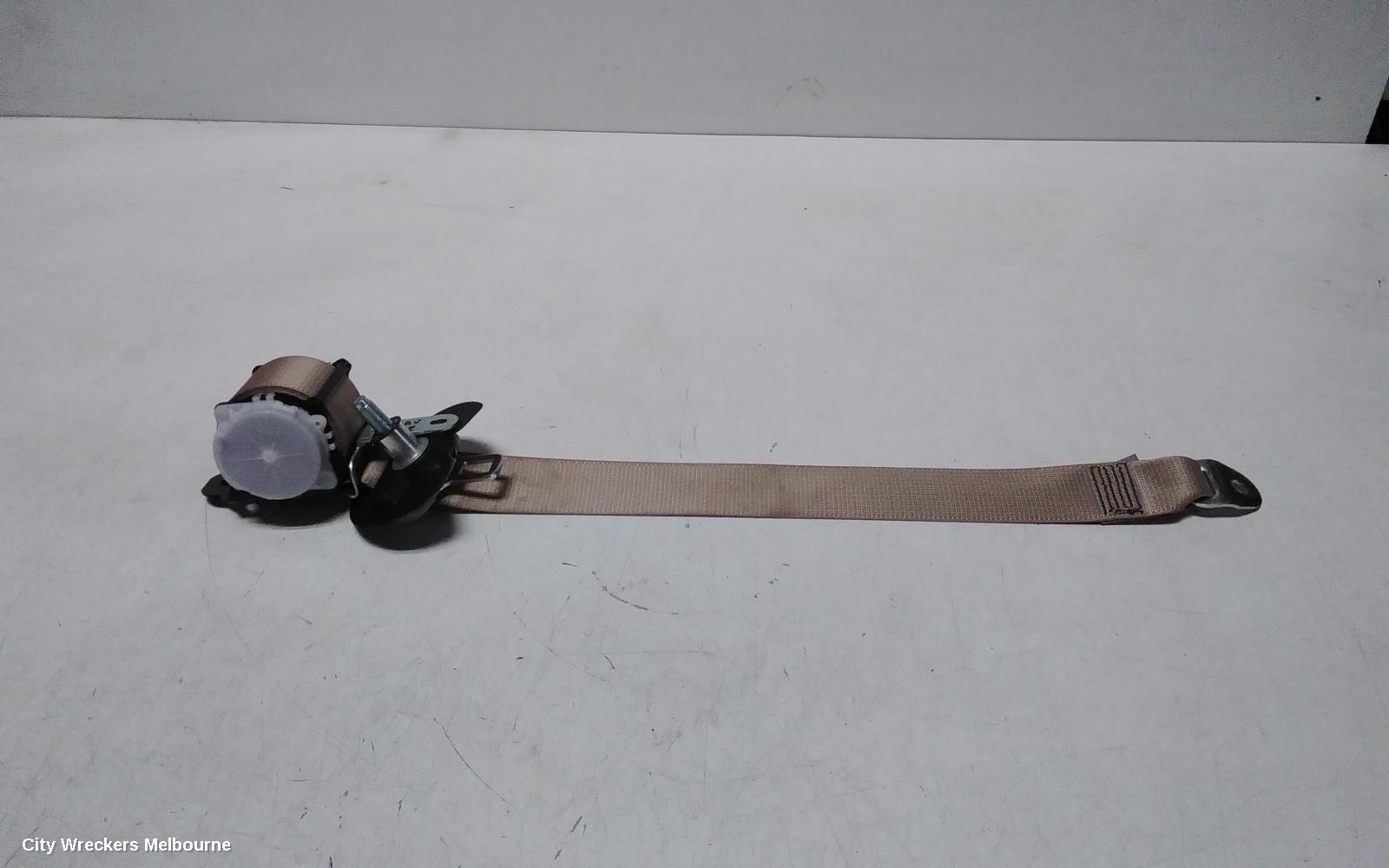 TOYOTA KLUGER SEATBELT/STALK, LH REAR 2ND ROW, SEAT BELT ONLY, BEIGE, XU70 SERIES, 03/2021 ONWARDS