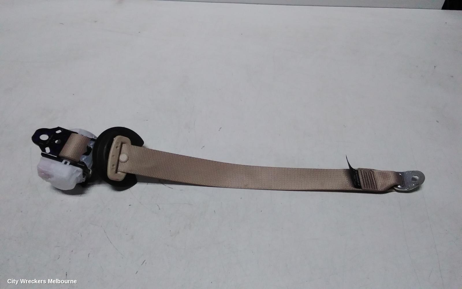 TOYOTA KLUGER SEATBELT/STALK, LH REAR 2ND ROW, SEAT BELT ONLY, BEIGE, XU70 SERIES, 03/2021 ONWARDS