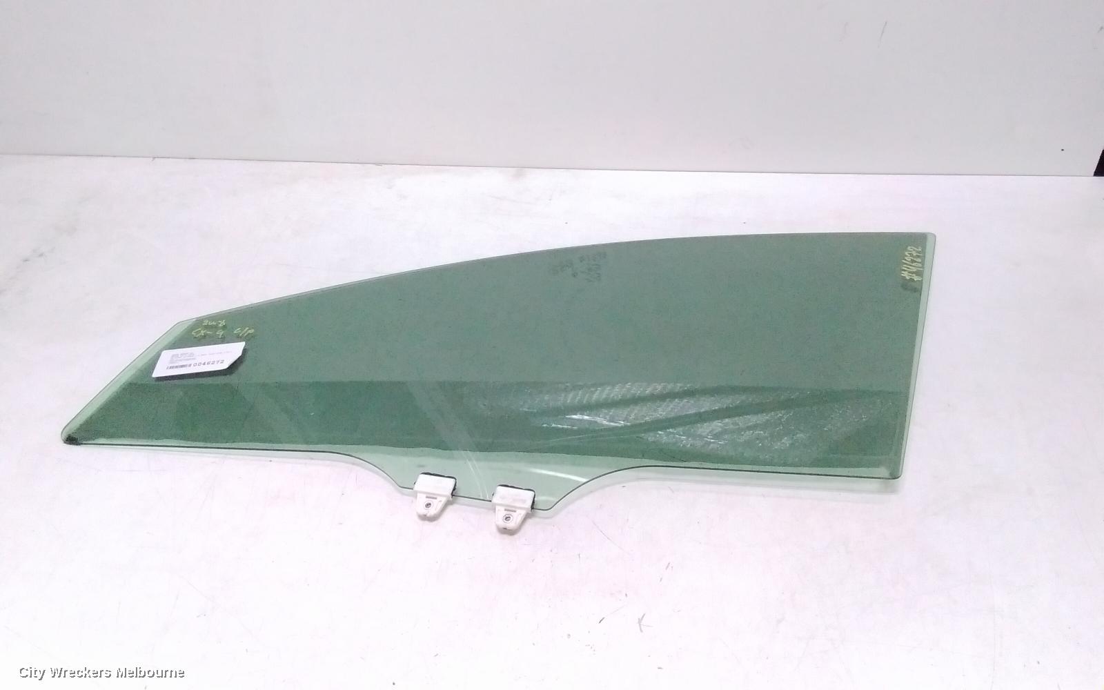 MAZDA CX9 LEFT FRONT DOOR WINDOW, TB, 12/2007 - 12/2015