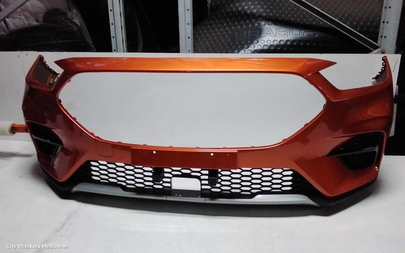 MG ZS FRONT BUMPER, AZS1, ZST TYPE, BUMPER BAR, SILVER TRIM, 01/2020 ONWARDS