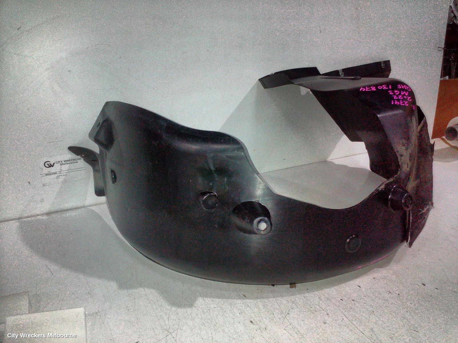 MG MG3 RIGHT GUARD LINER, SZP1, FRONT, 06/2018 ONWARDS