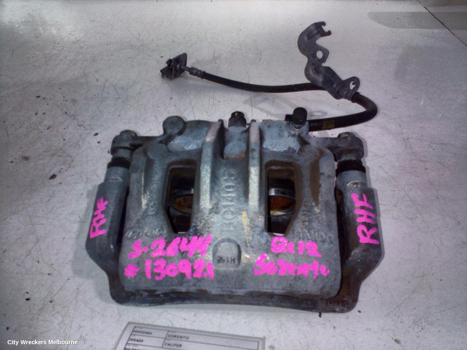KIA SORENTO CALIPER, RH FRONT, XM, 10/2012 - 12/2014