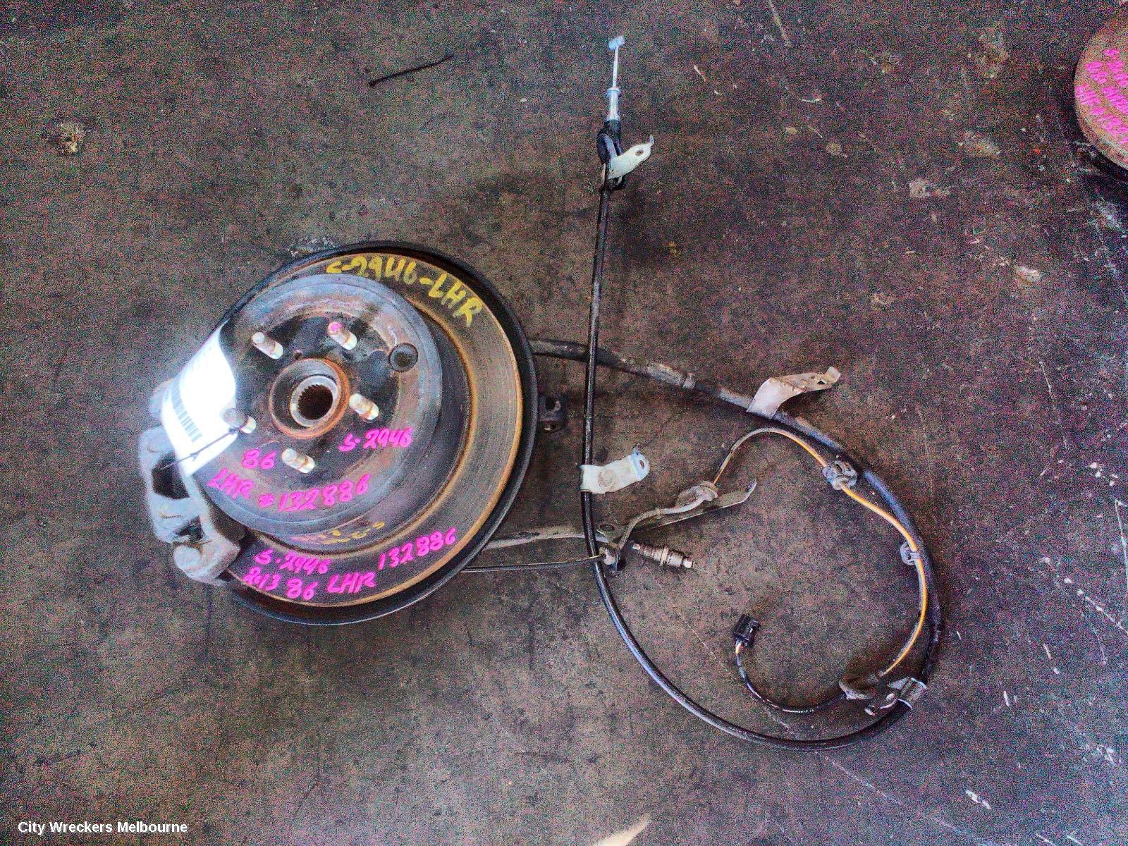 TOYOTA 86 LEFT REAR HUB ASSEMBLY, ZN6, GT, 286MM DIA SOLID DISC, 04/2012 - 09/2021