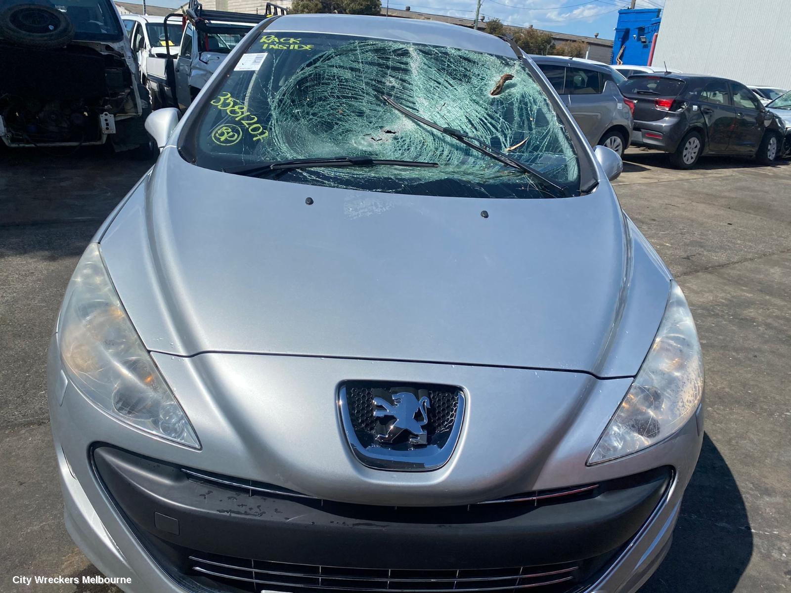 PEUGEOT 308 BONNET, T7, 09/2007 - 09/2014