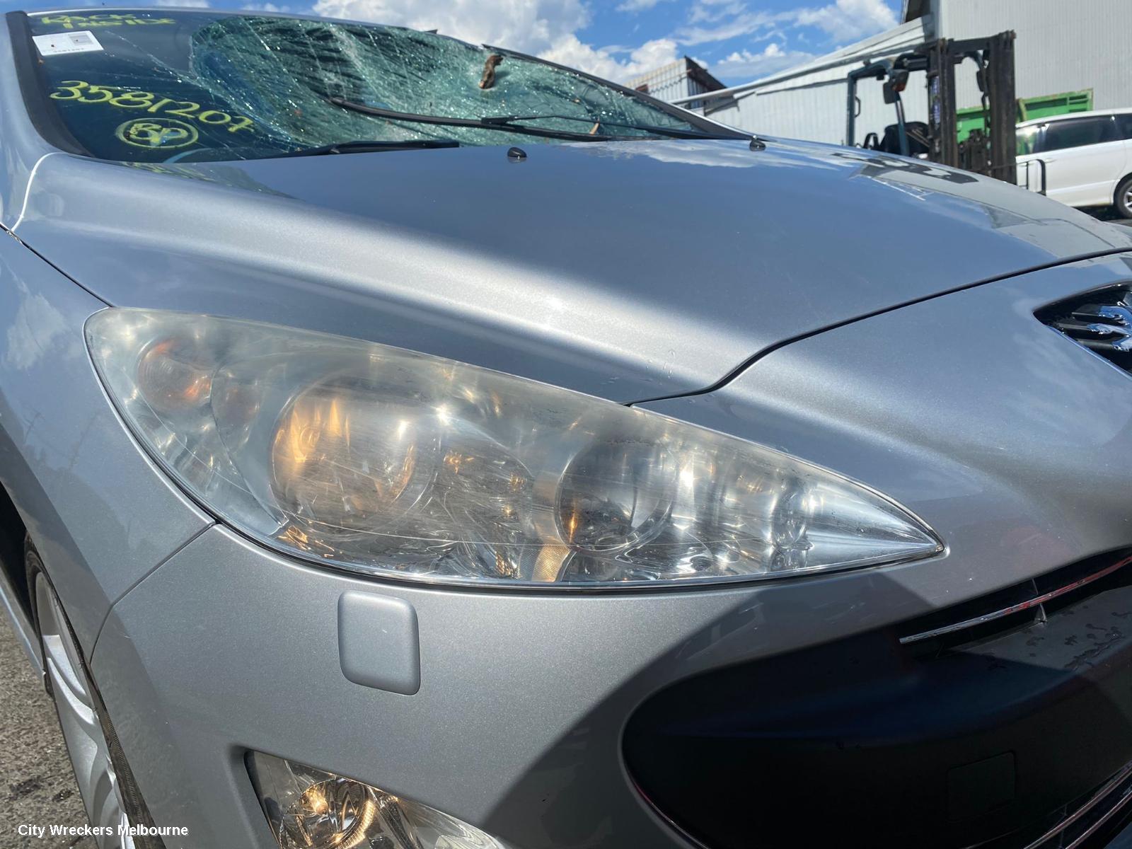 PEUGEOT 308 BONNET, T7, 09/2007 - 09/2014