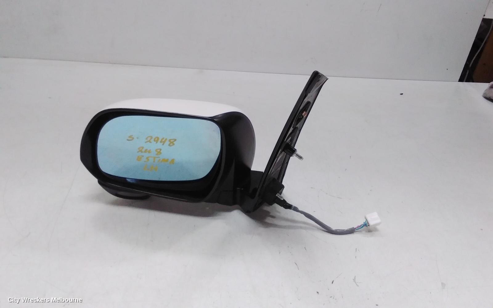 TOYOTA ESTIMA LEFT FRONT DOOR WINDOW, XR50, 05-19