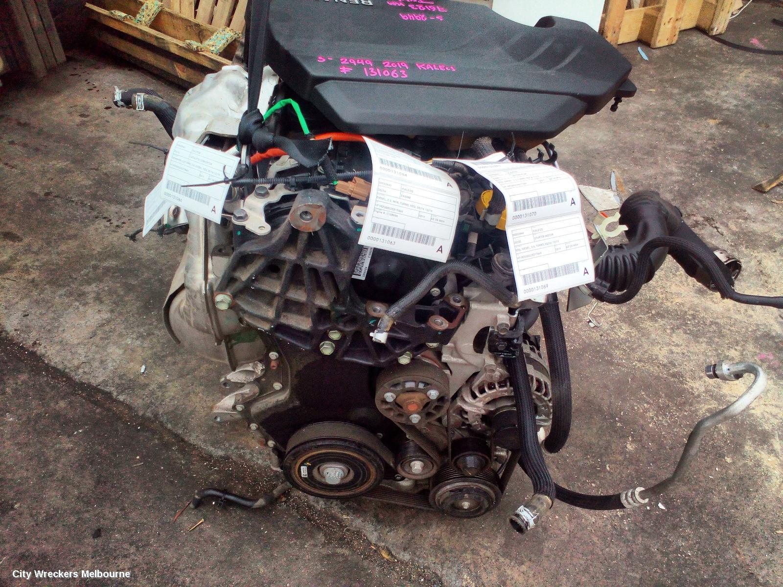 RENAULT KALEOS ENGINE, DIESEL, 2.0, M9R, TURBO, XZG, 05/2016 - 12/2019
