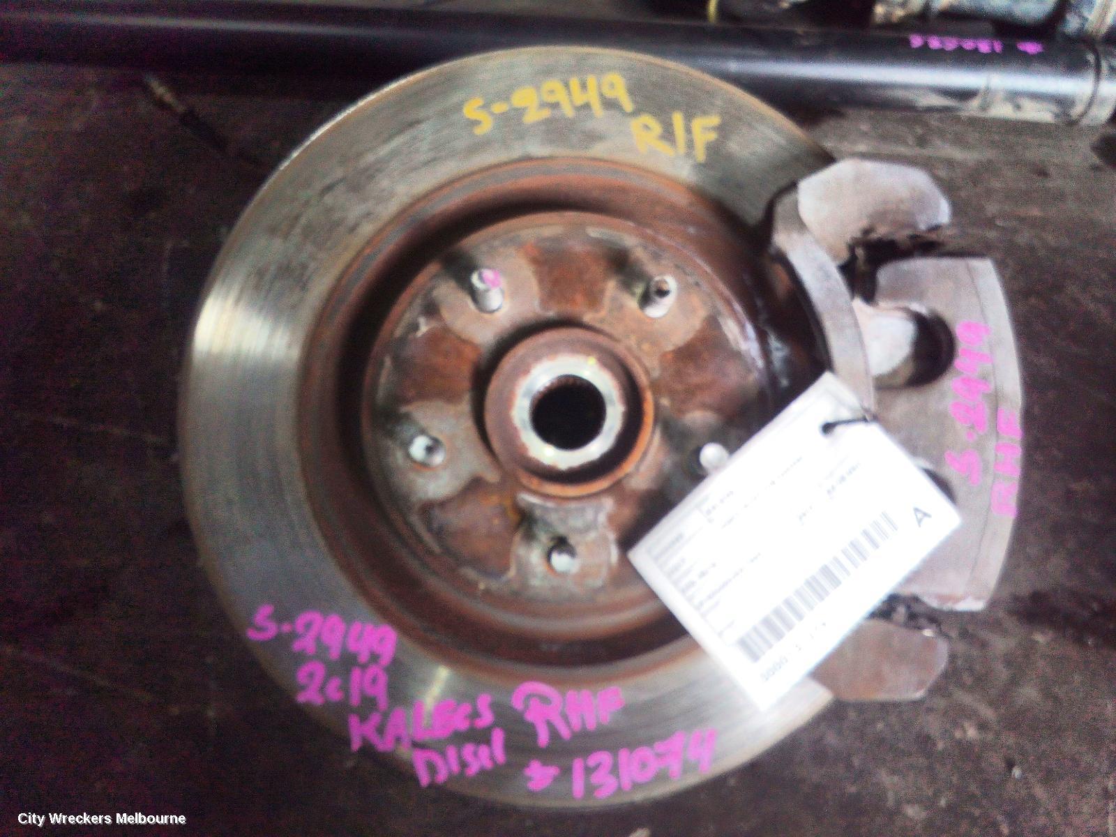 RENAULT KALEOS RIGHT FRONT HUB ASSEMBLY, XZG, 05/2016 ONWARDS