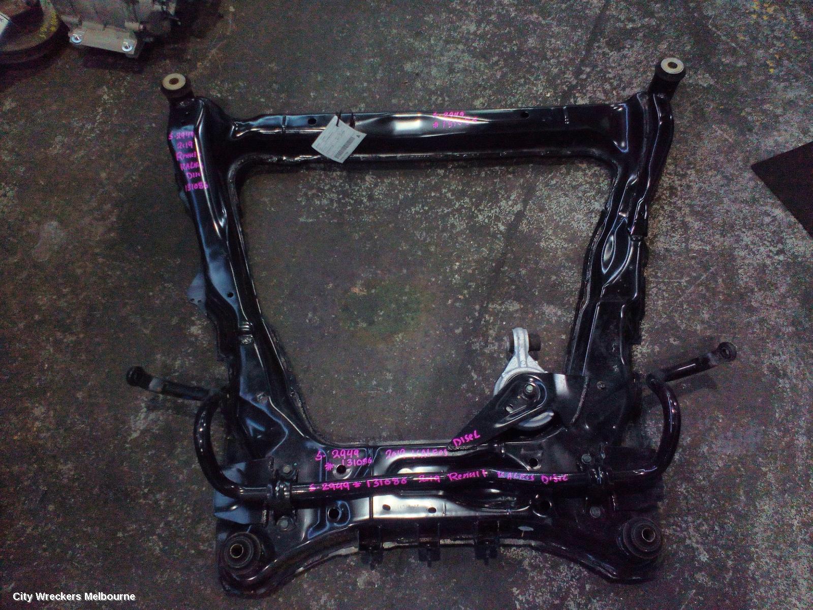 RENAULT KALEOS FRT XMEMBER/CRADLE, XZG, 05/2016 ONWARDS